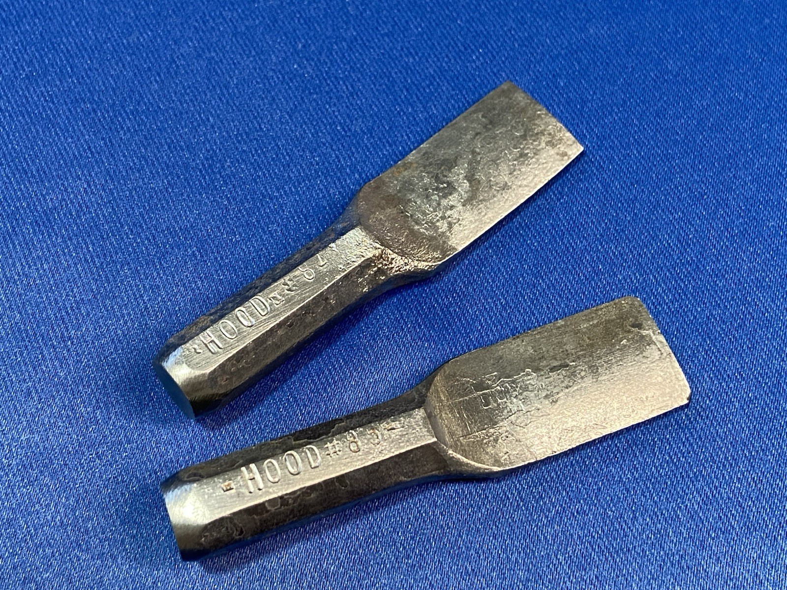 Caulking Irons / Chisels HOOD “stubby” set of 2