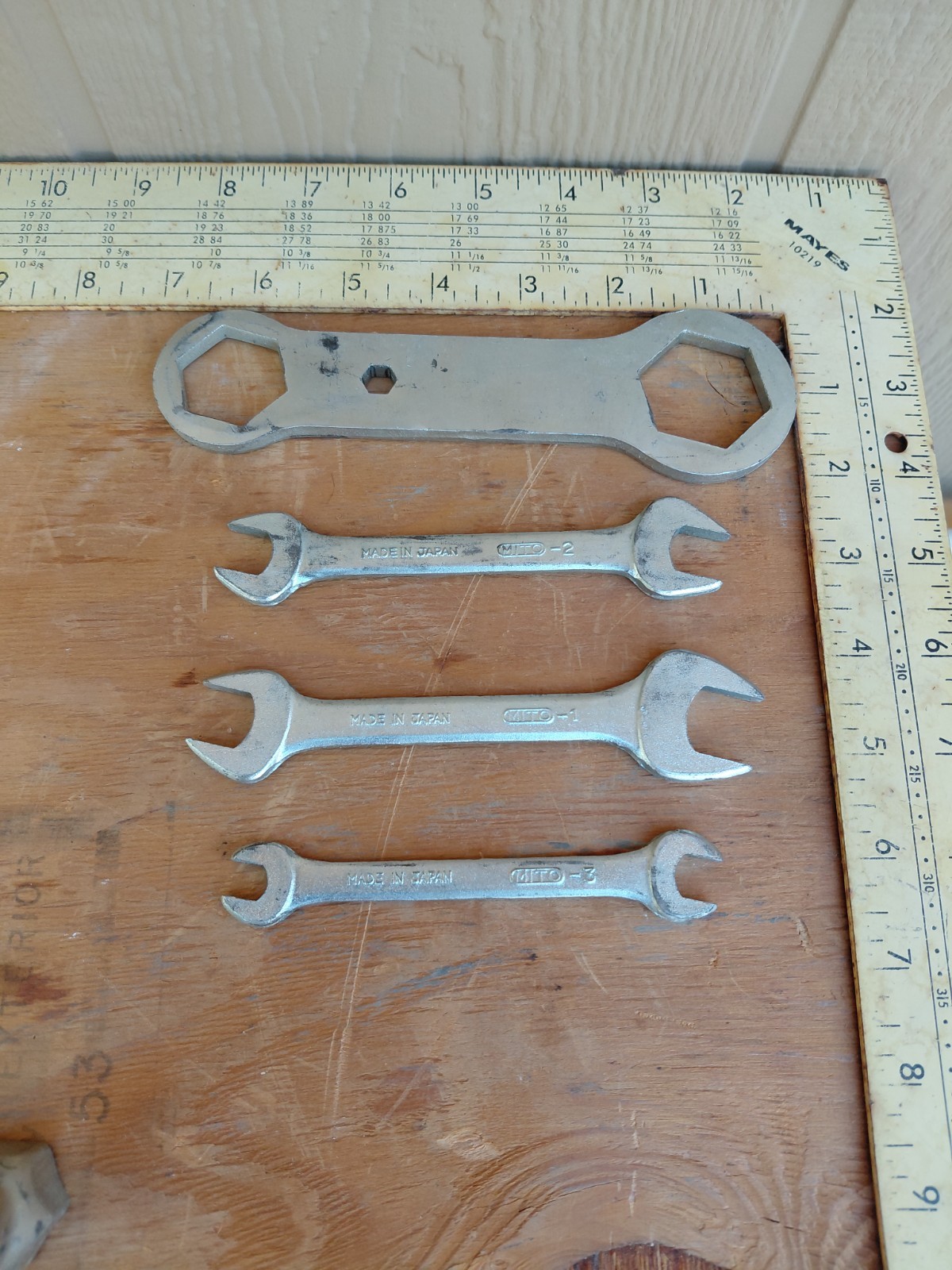 7 Pc. Kawasaki Motorcycle Wrenches 8,10,12,13,14,17 Open 27,32 Closed, Socket