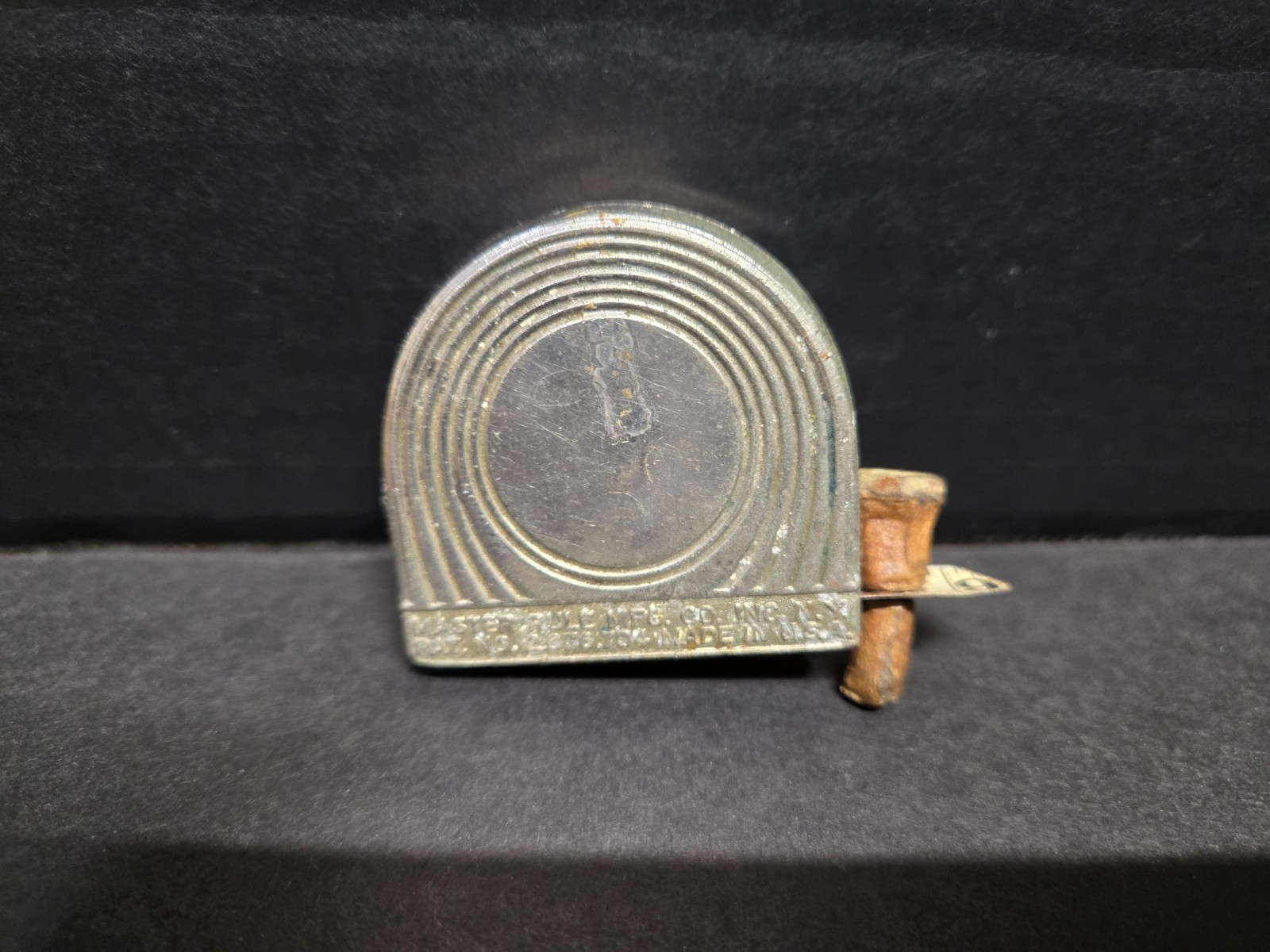 Vintage 1940’s Art Deco Master Tufboy Steel Tape Measure No. 308W-USA