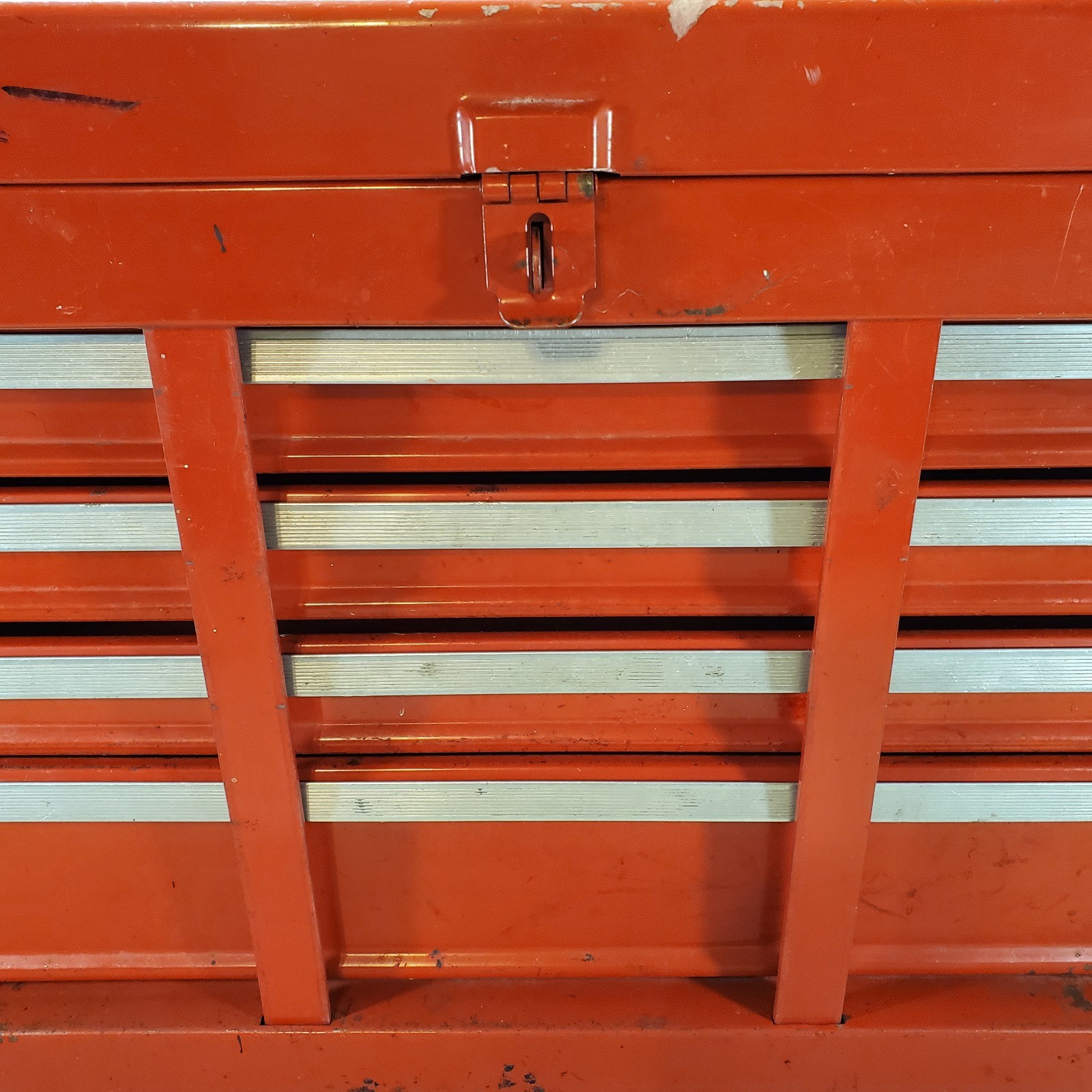 Vintage Craftsman Toolbox RED 6-Drawer Top Sears USA No. 706.658180 Home Tool