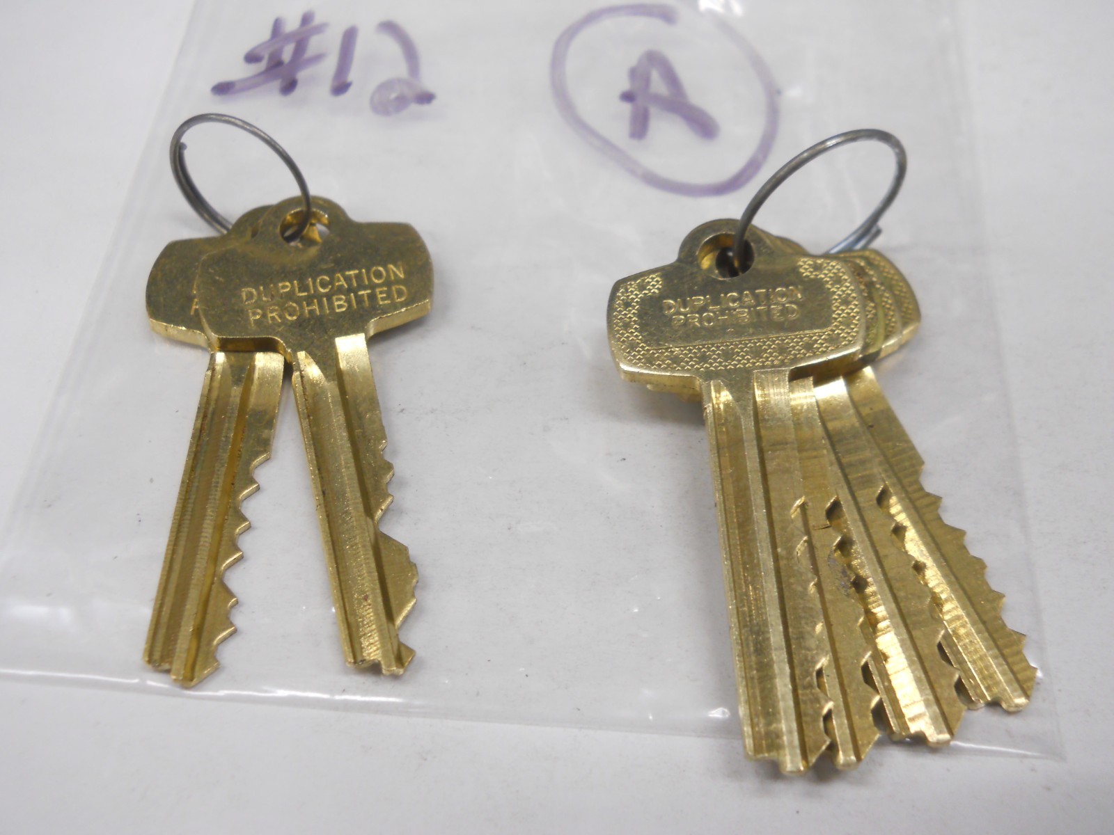SFIC Lock parts lot A Keyway Fits Falcon Best Arrow Cut key Lot #12