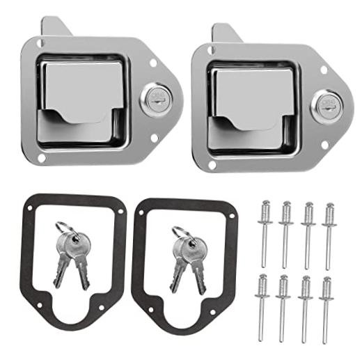 BAUMFEUER Truck Tool Box Latch Replacement 304 Stainless Steel 4.3″L x 3.3″W 2