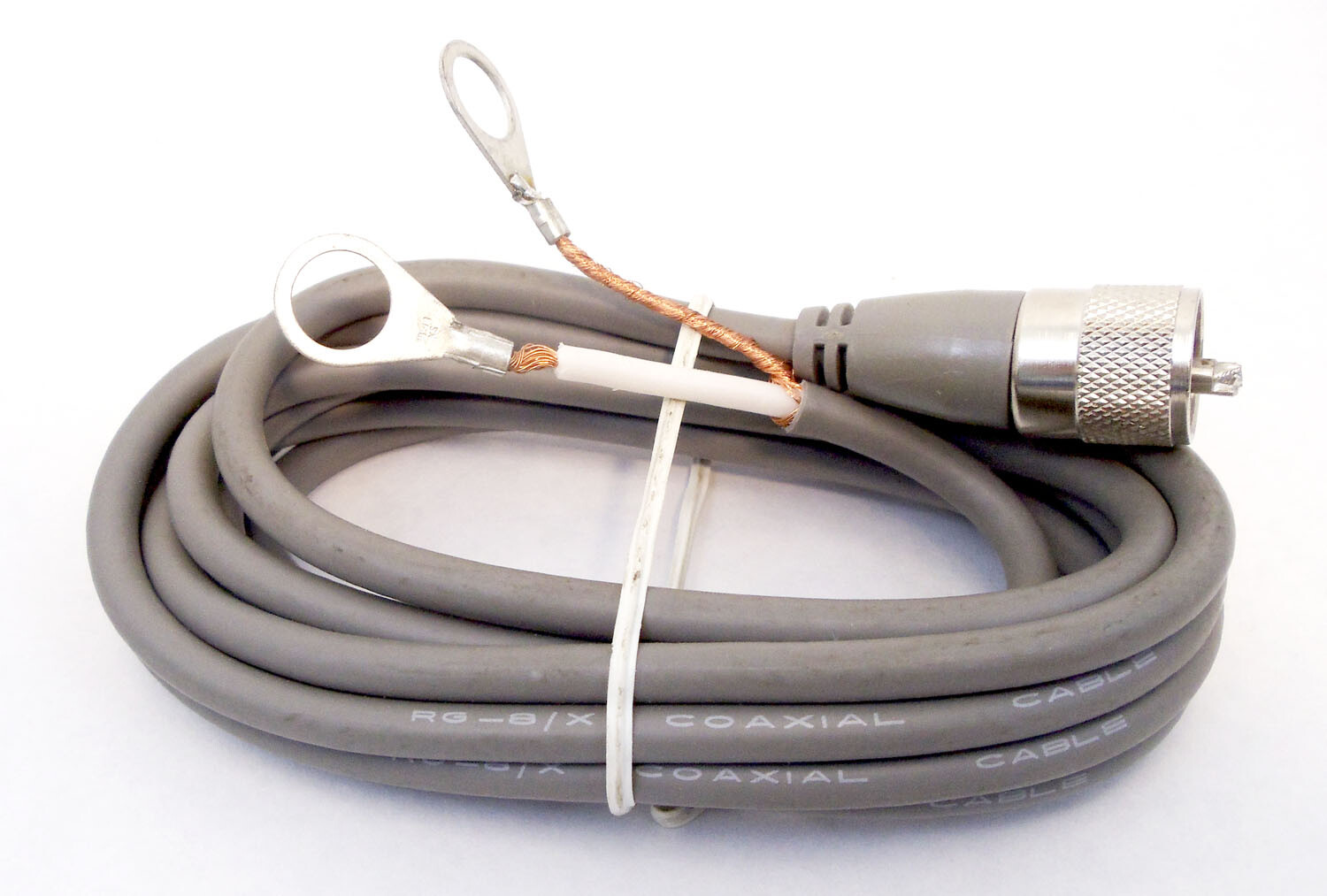 Marmat Pl9Mx Marmat – 106″ Rg8X Grey Coaxial Cable With 90% Sheild, Molded Pl259