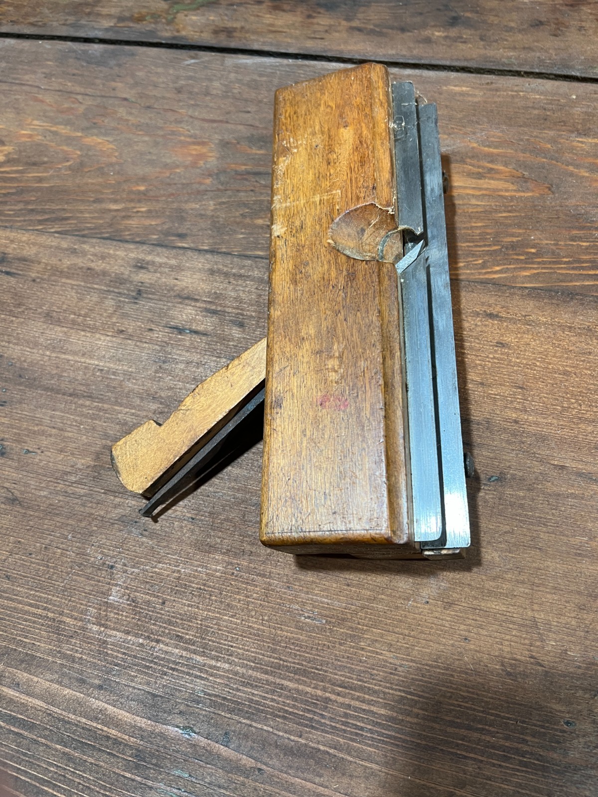 VINTAGE MOVING FILLISTER PLANE ADJUSTABLE RABBET/SASH PLANE 29-C ETCHED IN END