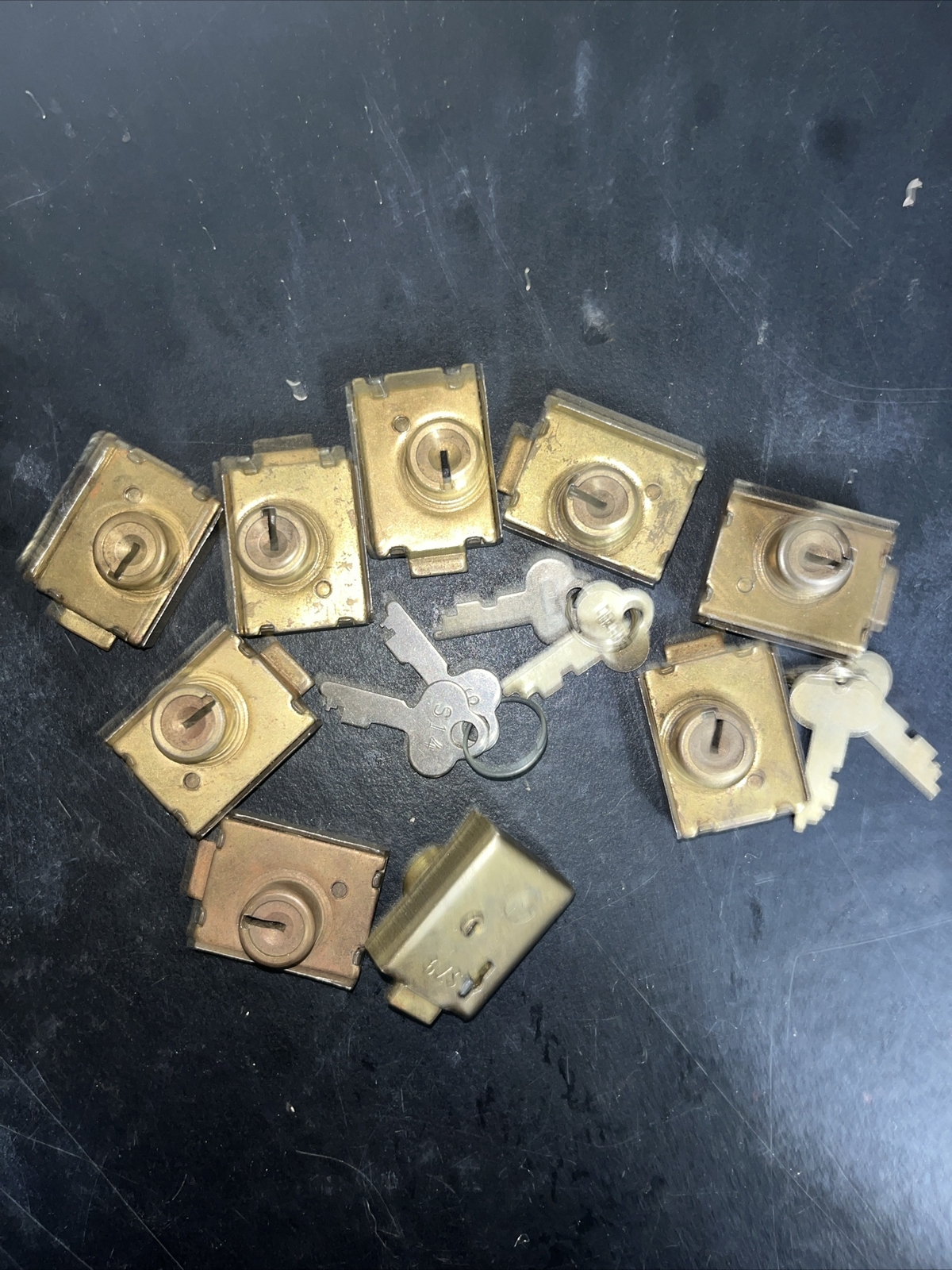 Lot Of 9 Keil Letter Box Cabinet Locks Without Keys New Older Stock USA Made