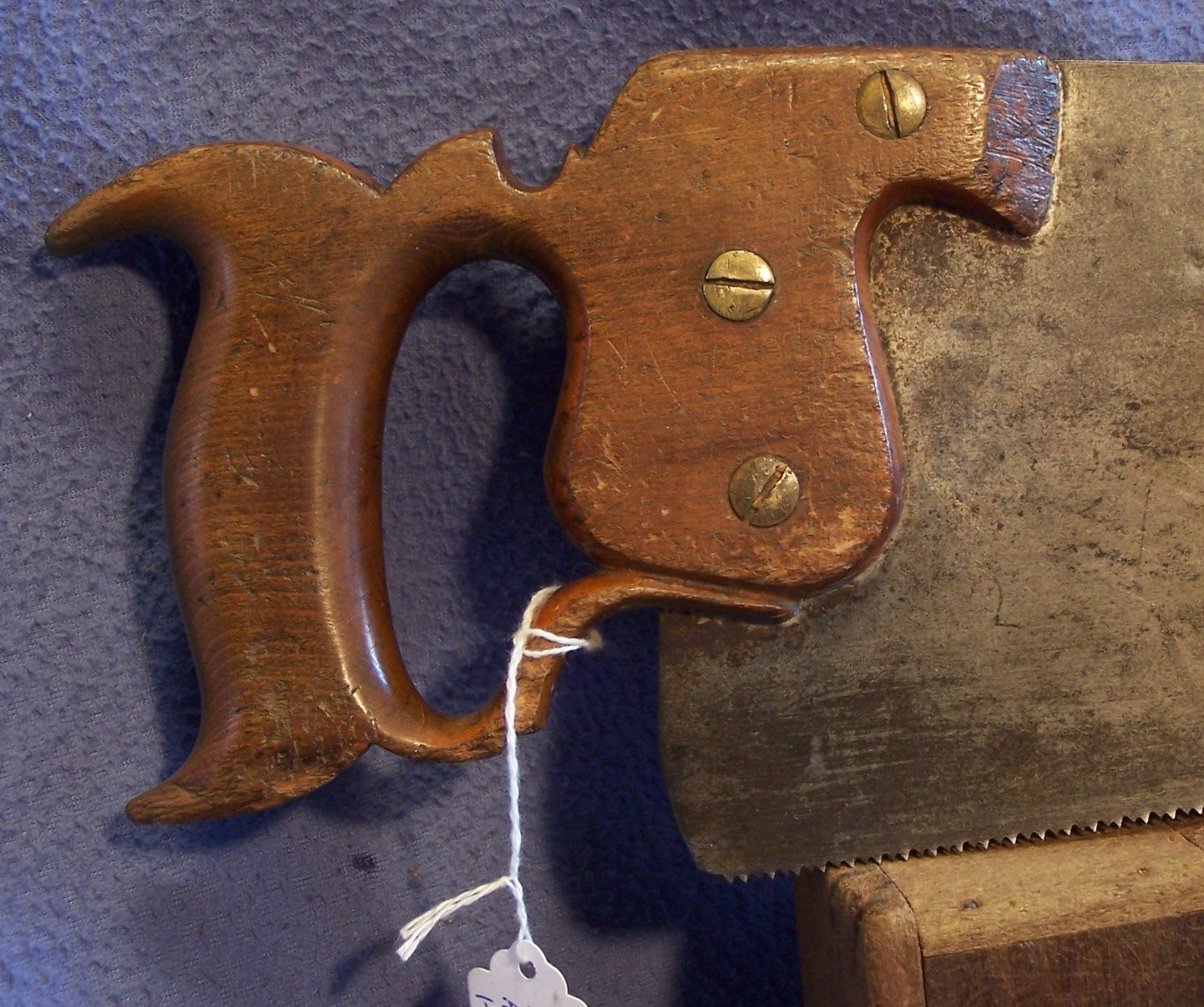 Harvey W. Peace No 35 panel saw 22 inch 12 ppi 1869 pat medallion nib intact