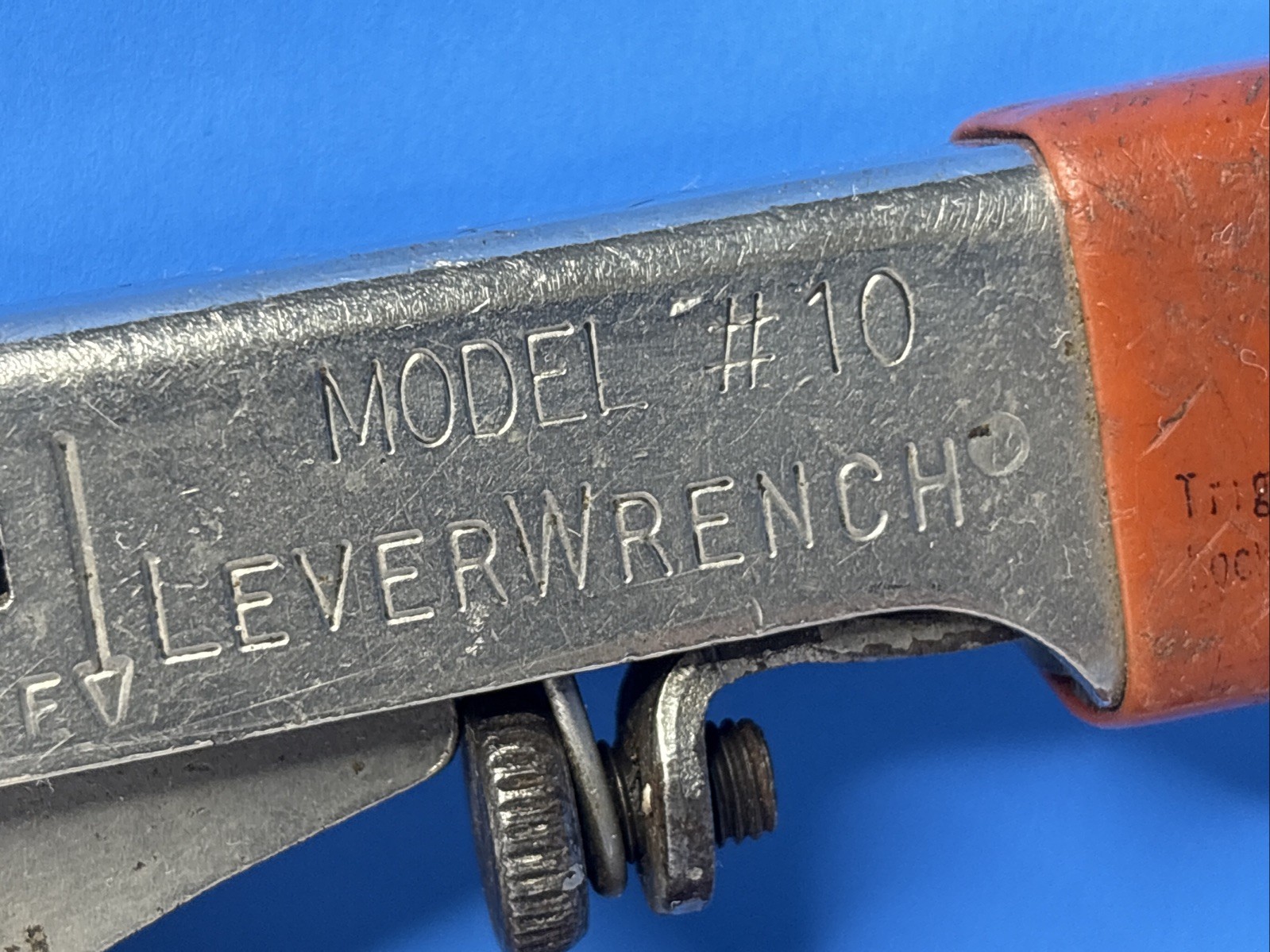 Vintage Leverage Tools Inc. Model #10 Lever Wrench Locking Pliers Made in USA
