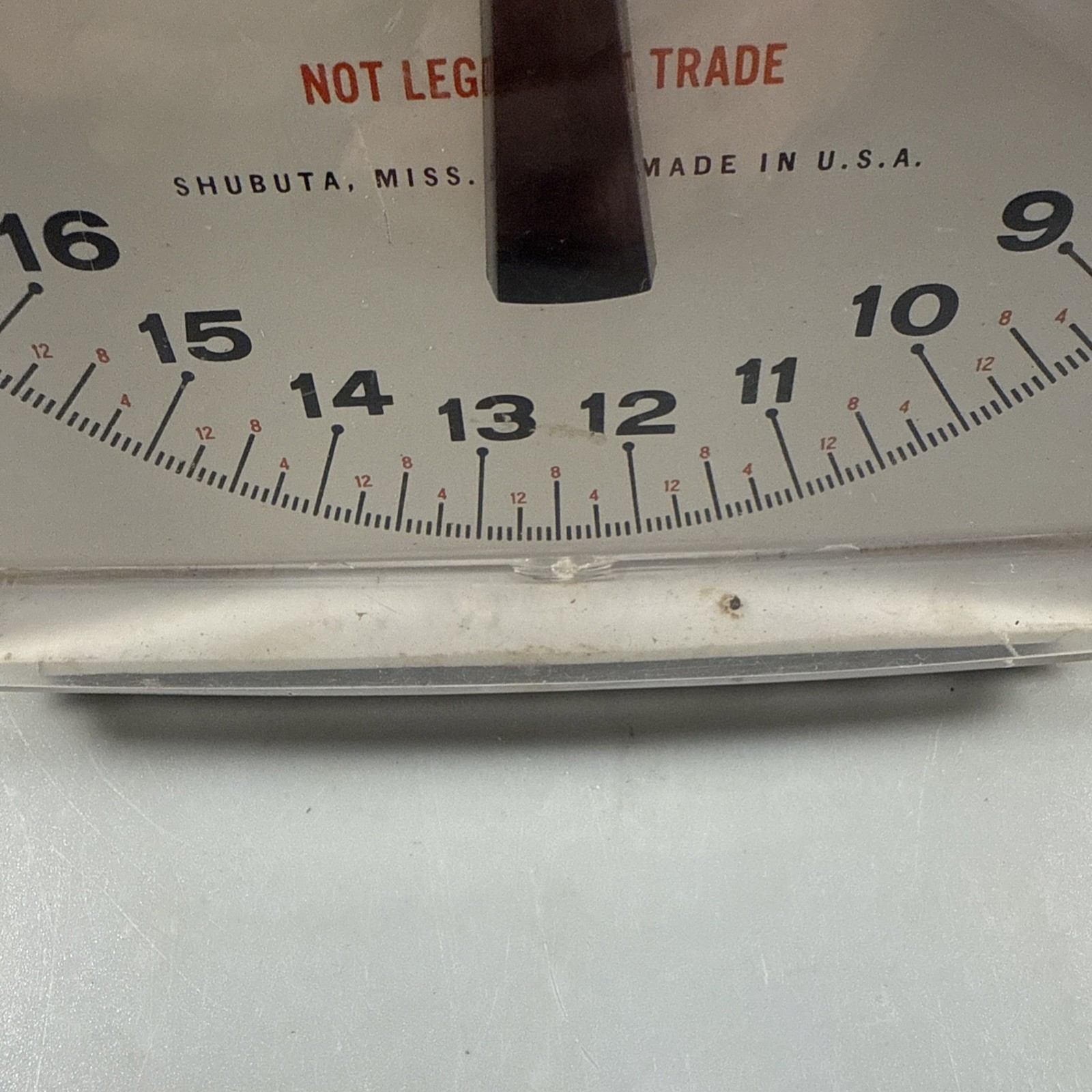Vintage Hanson Kitchen Utility Scale 25lb Weight Made in USA Tested & Works!