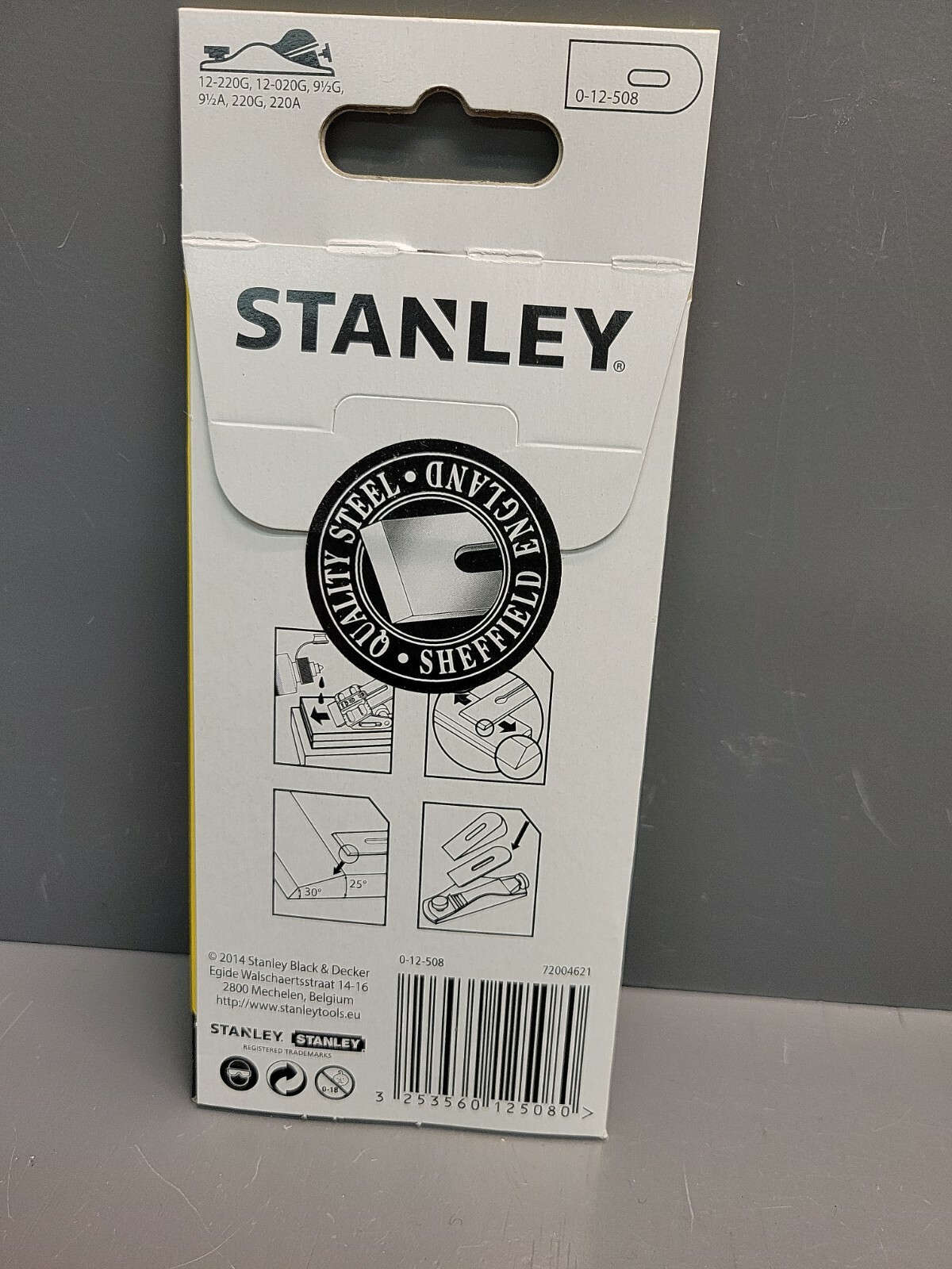 Stanley Plane Iron Blade 1 5/8″ 12-508 Stanley 220A 12-020G, 9 1/2G 9 1/2A 220G