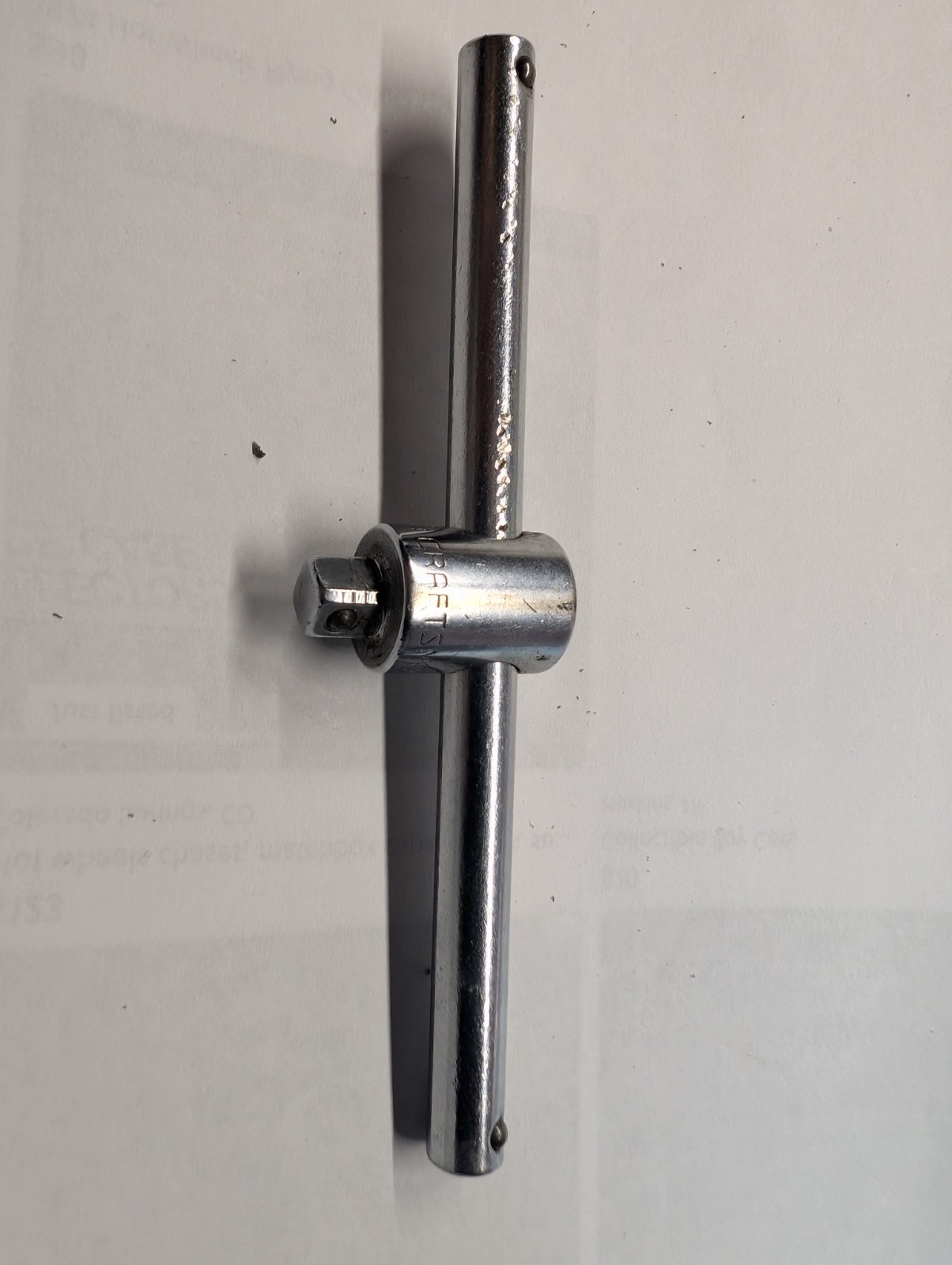 Used Craftsman USA 4354 -V- Series 1/4″ Drive Sliding T-Handle Breaker Bar