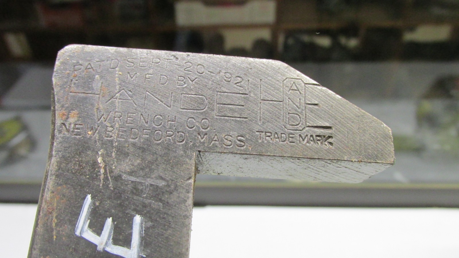 Nice Old Tool PAT’D SEPT-20-1921 HANDE H AND E Wrench Co Adjustable