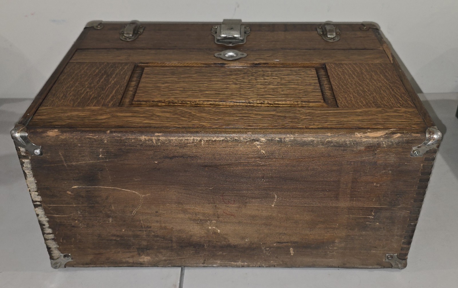 Vintage Gerstner & Son Oak Wood Machinist Chest: 7-Drawer Toolbox Model 041 Rare