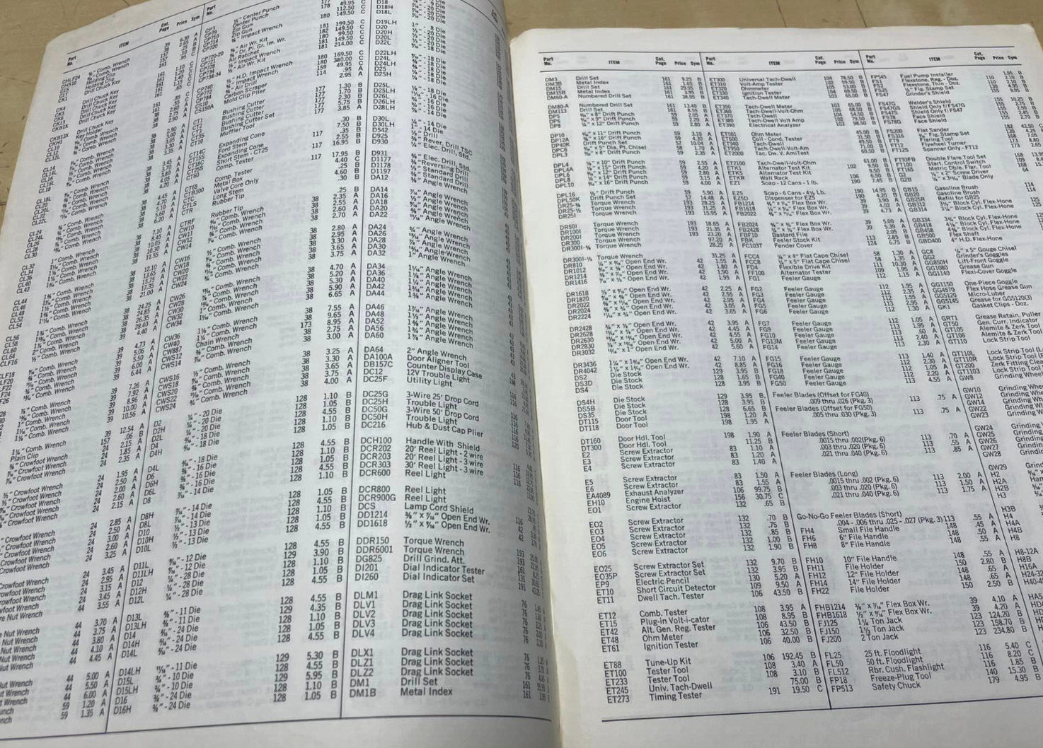 Vintage Original Mac Tools MTA Catalog 375 Dependable Source & 1973 Price List