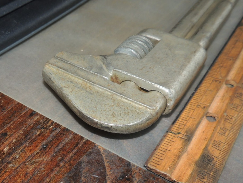 Vintage 11″ DIAMOND CAULK HORSESHOE CO. Adjustable Monkey Wrench DILUTH MINN USA