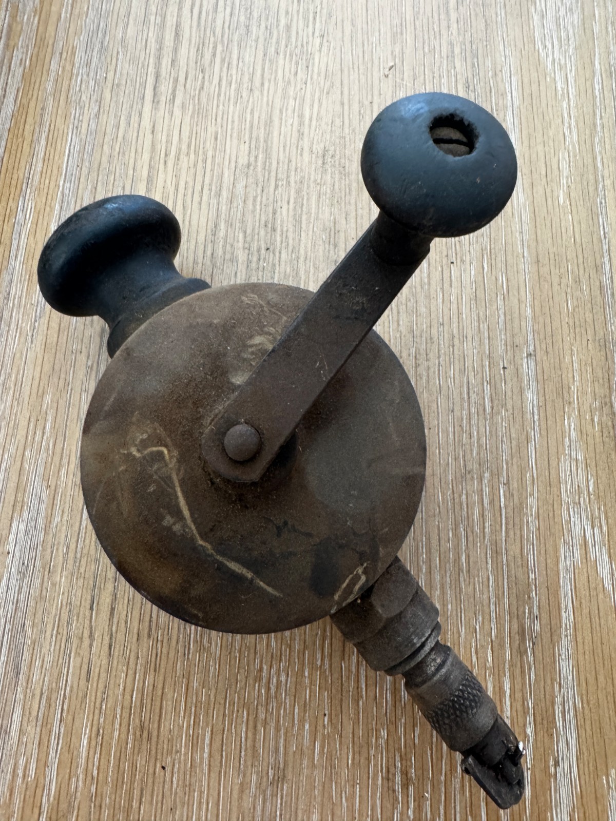 Vintage Hand Crank Valve Lapping Tool