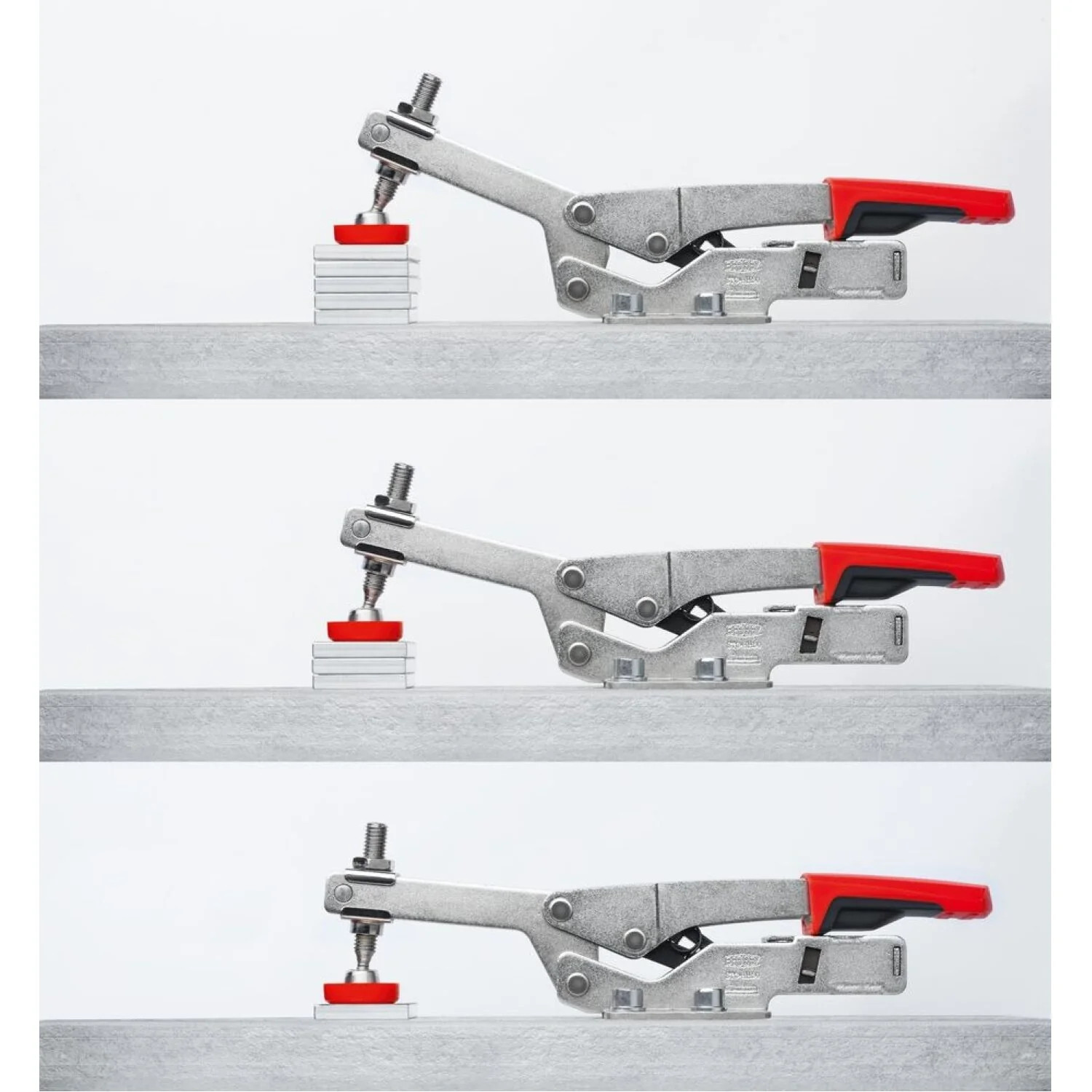 Bessey STC-VH20 Auto adjust toggle clamp, vertical, flanged base