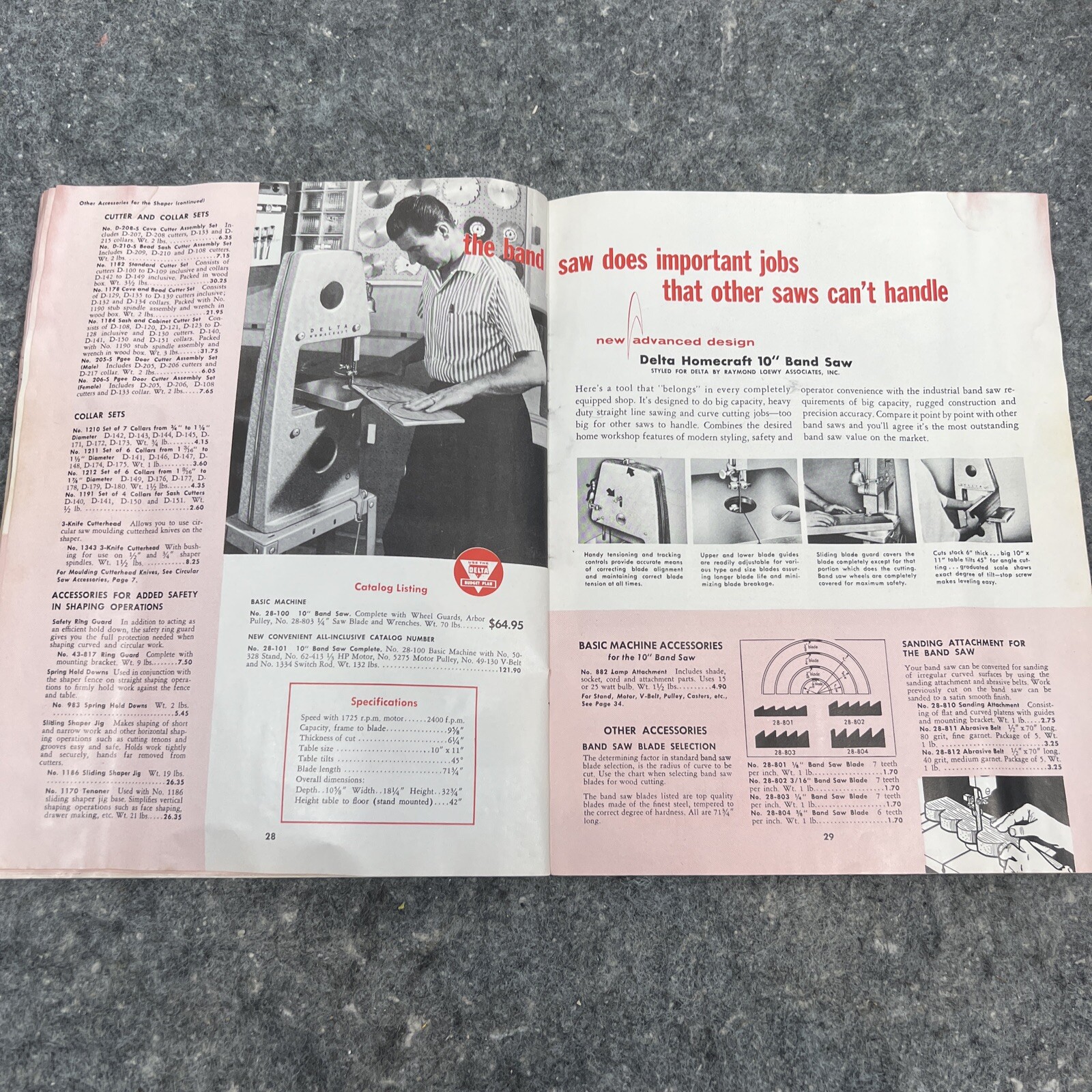 Delta Rockwell Catalog Homecraft Power Tools 35 Pgs Vintage 1957