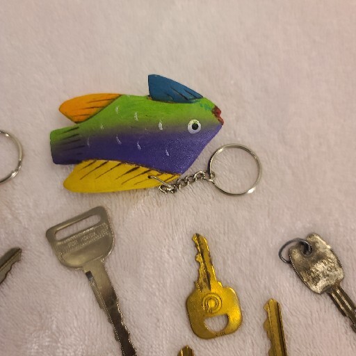 Vintage Mixed Lot Of 15+ Keys And Key Chains Of Various Sizes,Brands,Types,etc