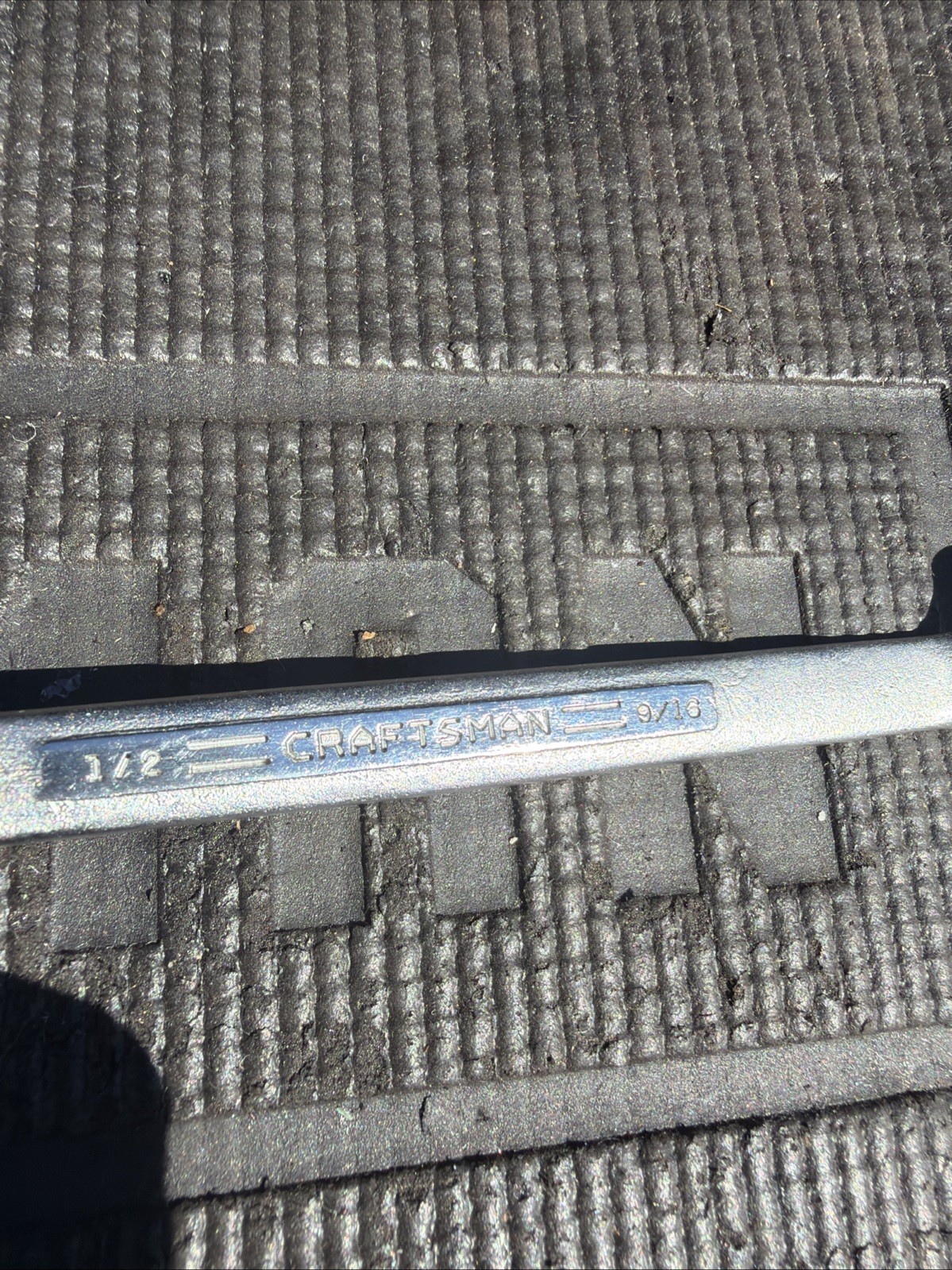 Sears Craftsman Pointy A Logo Double Box End Wrench Six 6 Pt Rare 1/2” X 9/16”