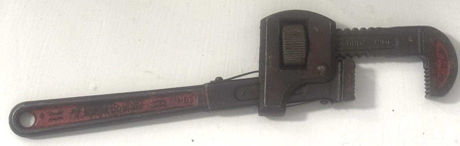 Vintage Dunlap tools 10″ monkey pipe wrench, adjustable pipe wrench, Made in USA
