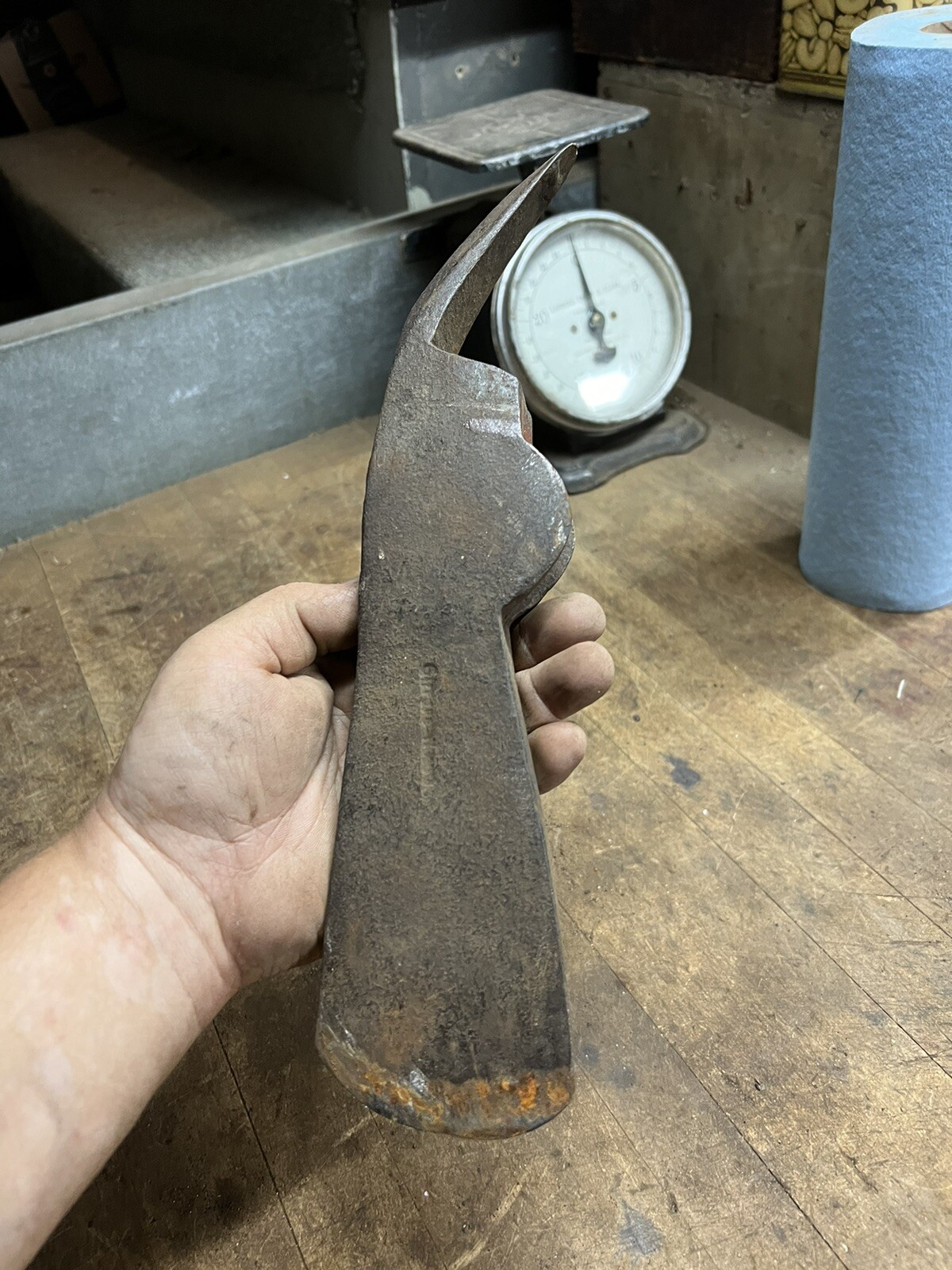 Antique Old Rare 3.5Lb Pic Axe Head Ice Harvesting Hand Tool Gifford Wood Co USA