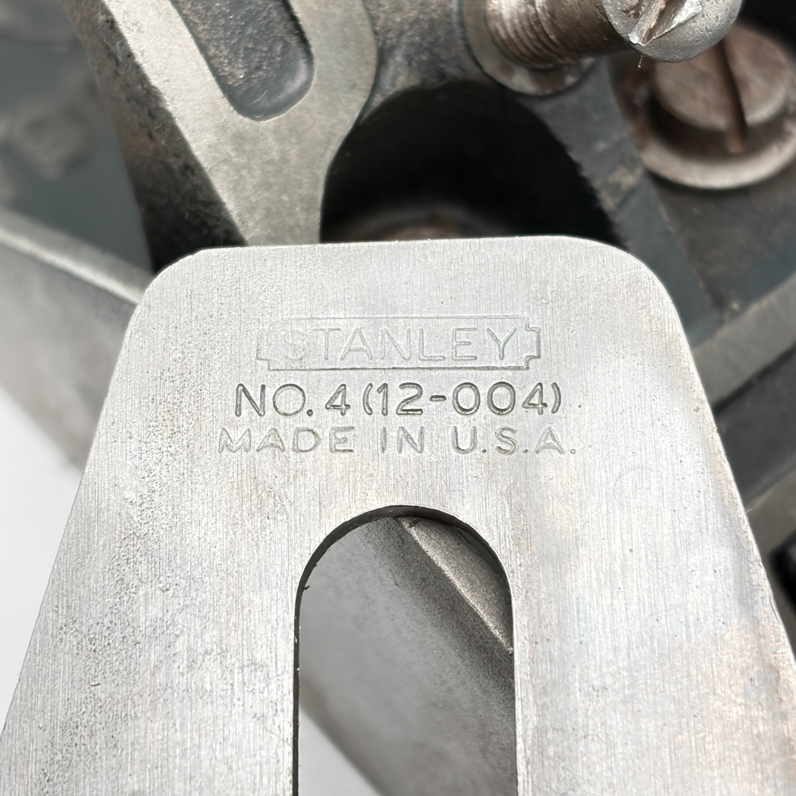 Vintage STANLEY Bailey No. 4 Plane Woodworking Tool – No. 4 (12-004) Blade