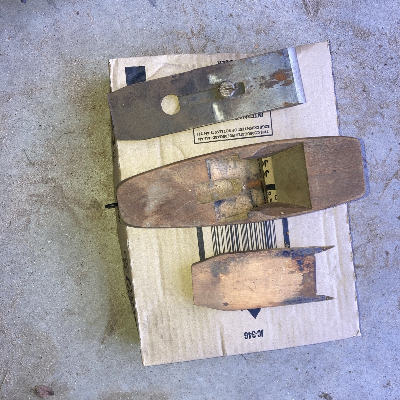 Vintage Auburn Tool Company Wooden coffin plane #3