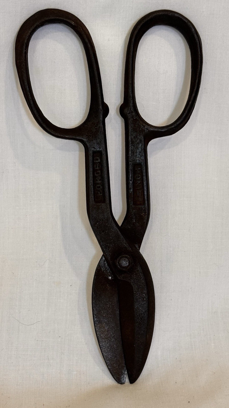 Vintage Forged Steel Tin Snips/Shears 7″ Long Made In USA
