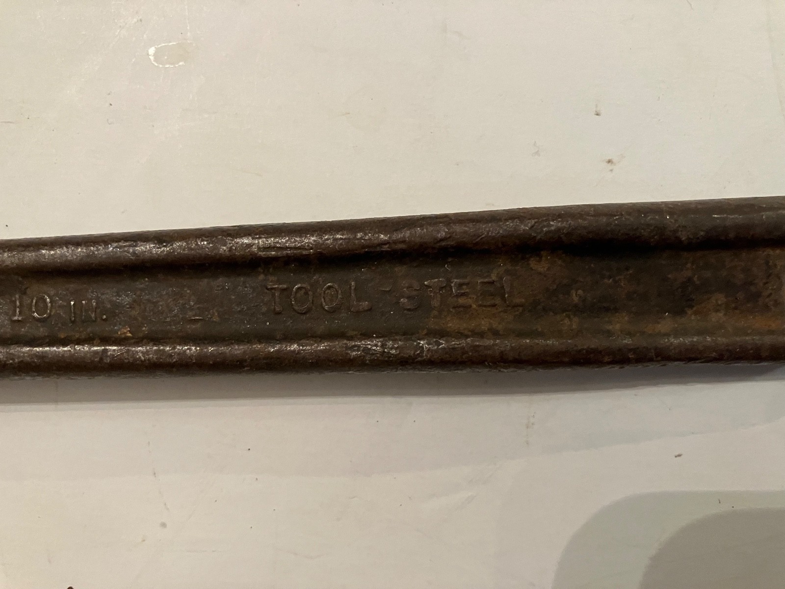 Vintage J. P. Danielson Co 10in. Adjustable Pipe Wrench Metal Handle