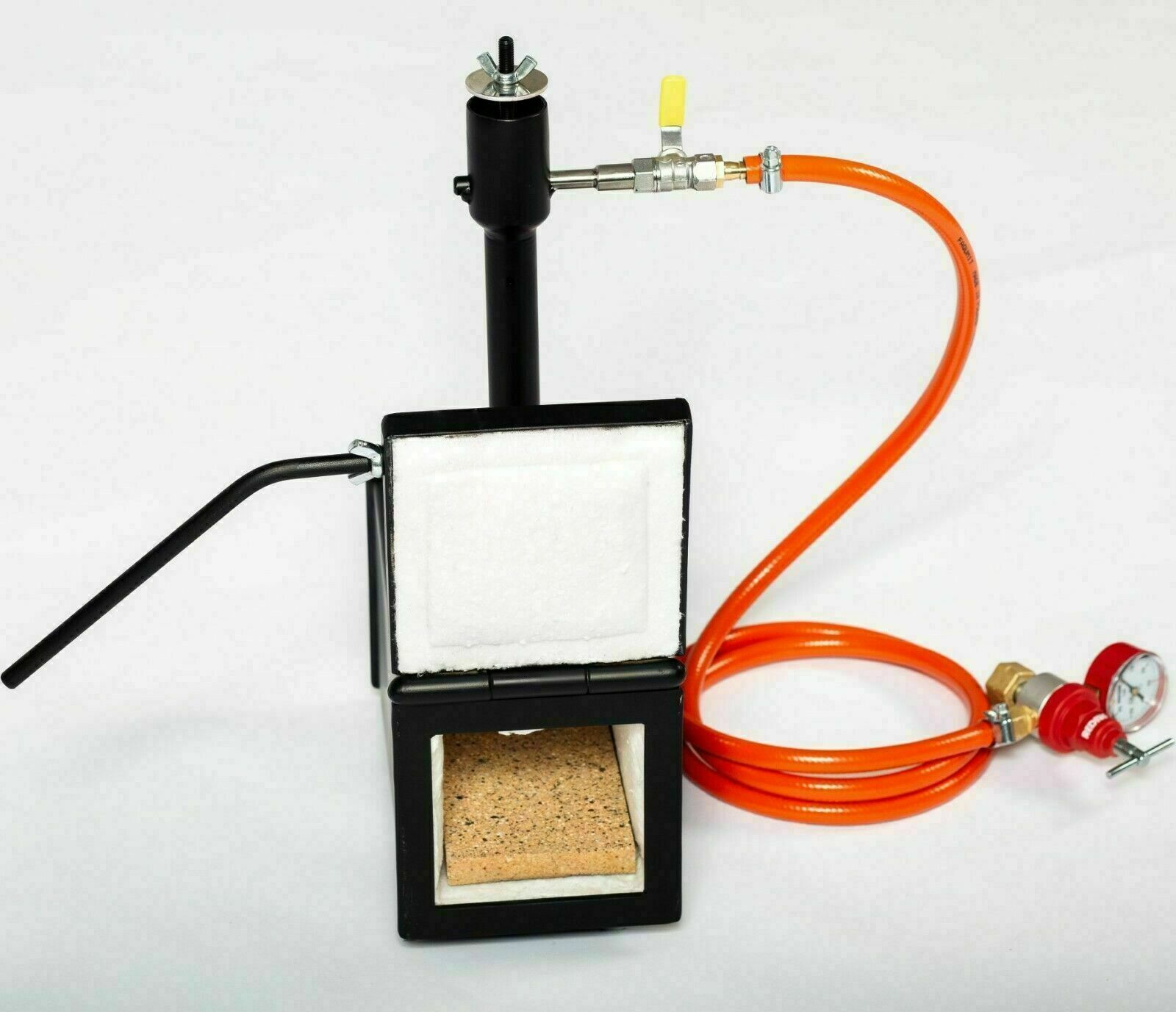DFPROF1+1D GAS PROPANE FORGE Furnace Burner Knife Making Blacksmith Farrier