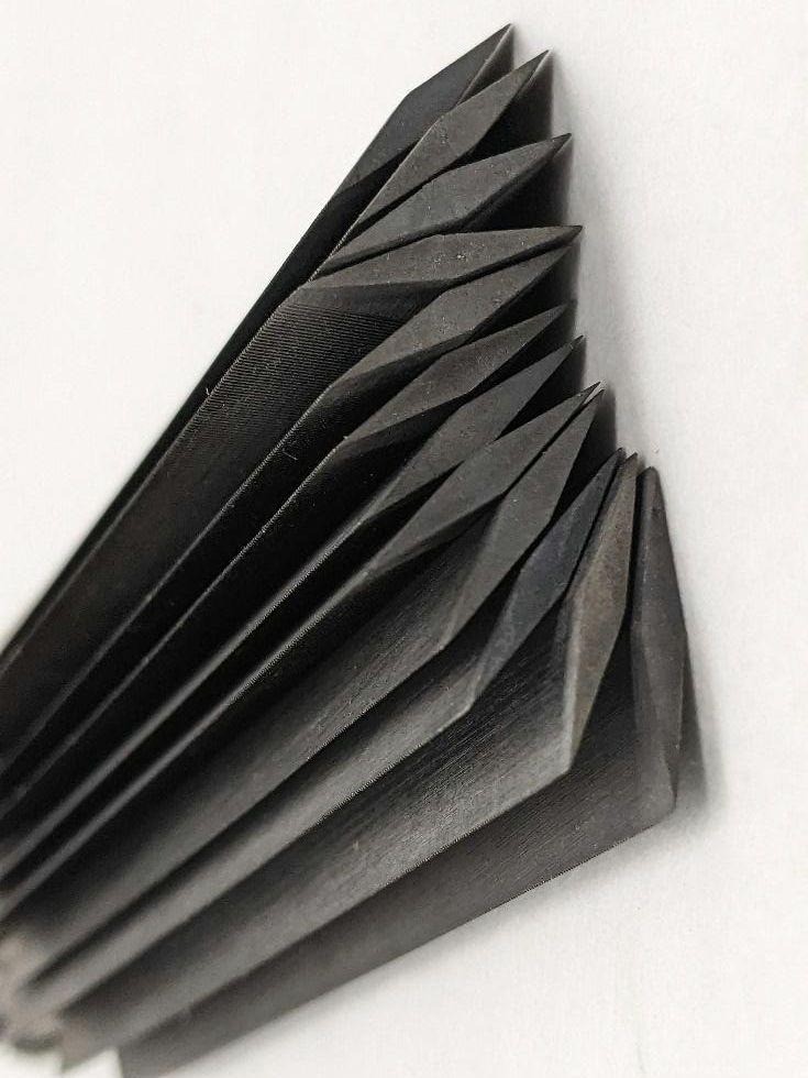 TSUBOTAMA 90mm Double Edge Tapered Precision File Set of 12 Unused