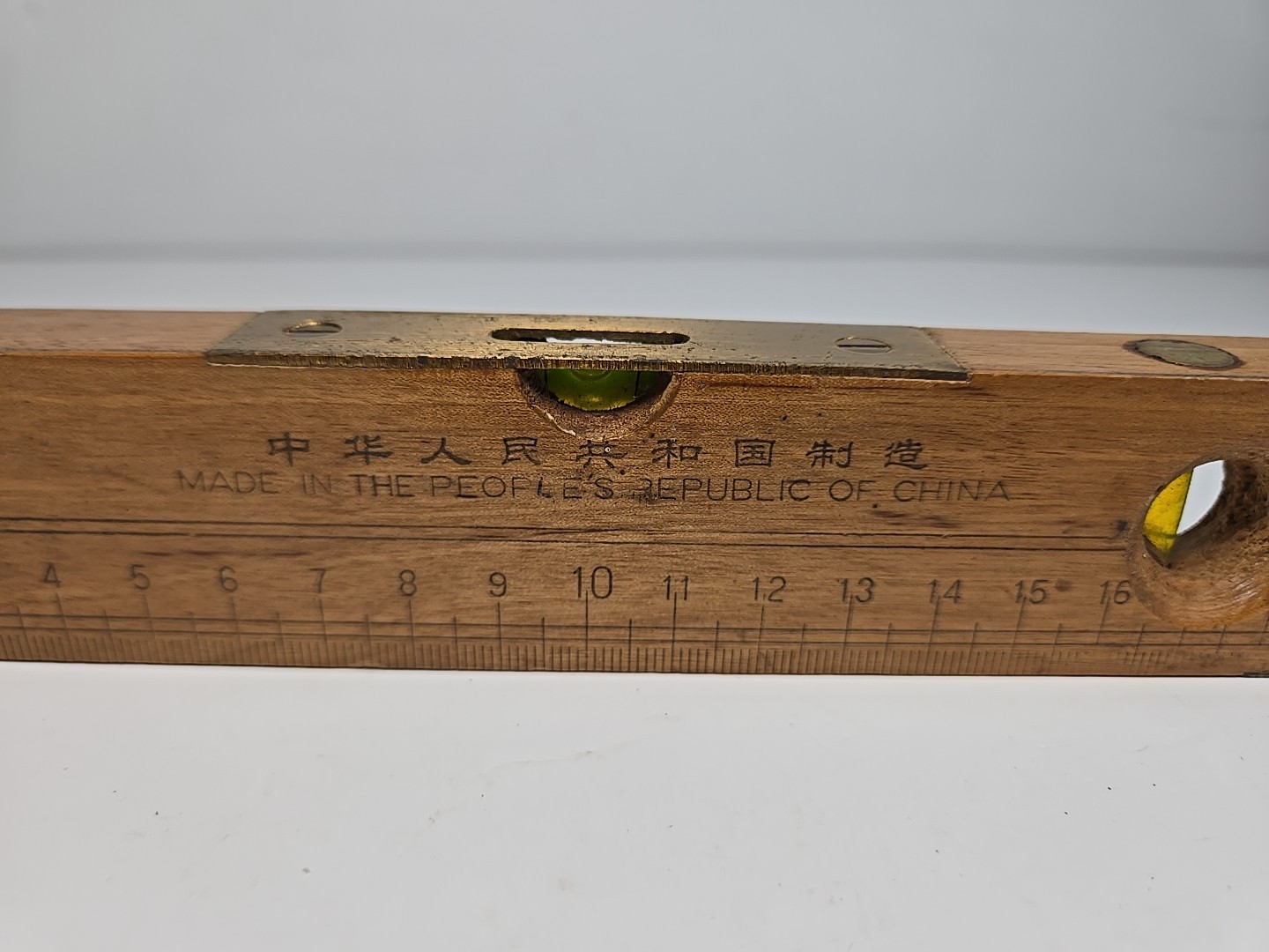 Vintage original Anchor level/ruler “Made In People’s Republic of China”