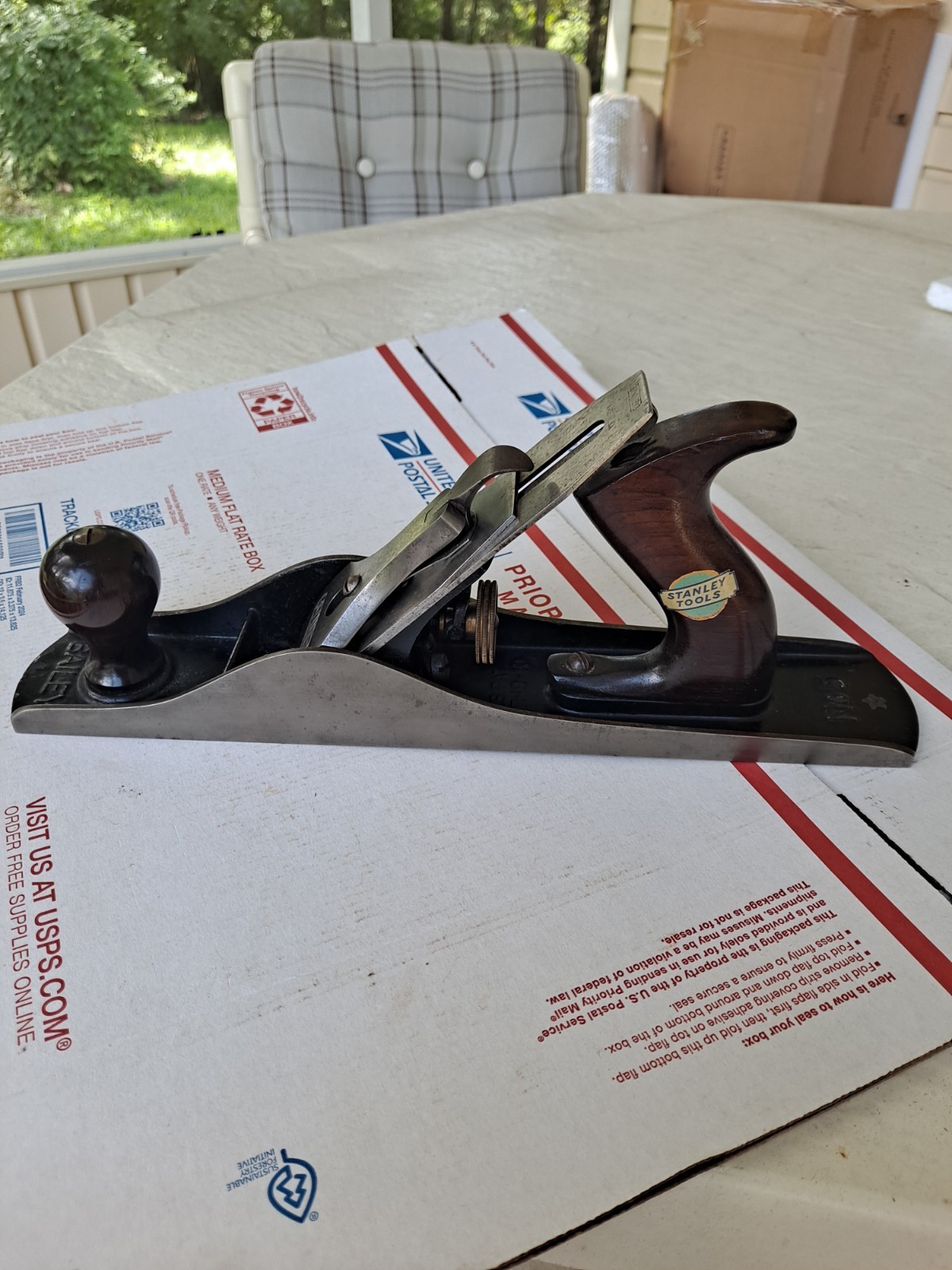 Stanley Bench Plane No. 5C (Corrugated) Type 14 (1928-1930)
