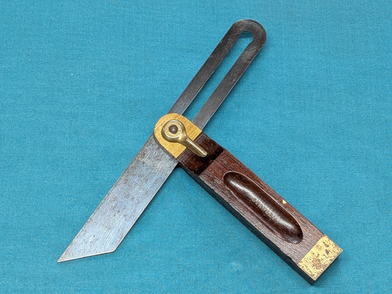 Vintage Stanley No. 25 – 8″ Rosewood & Brass Sliding T Bevel Type 7 (1939-41)