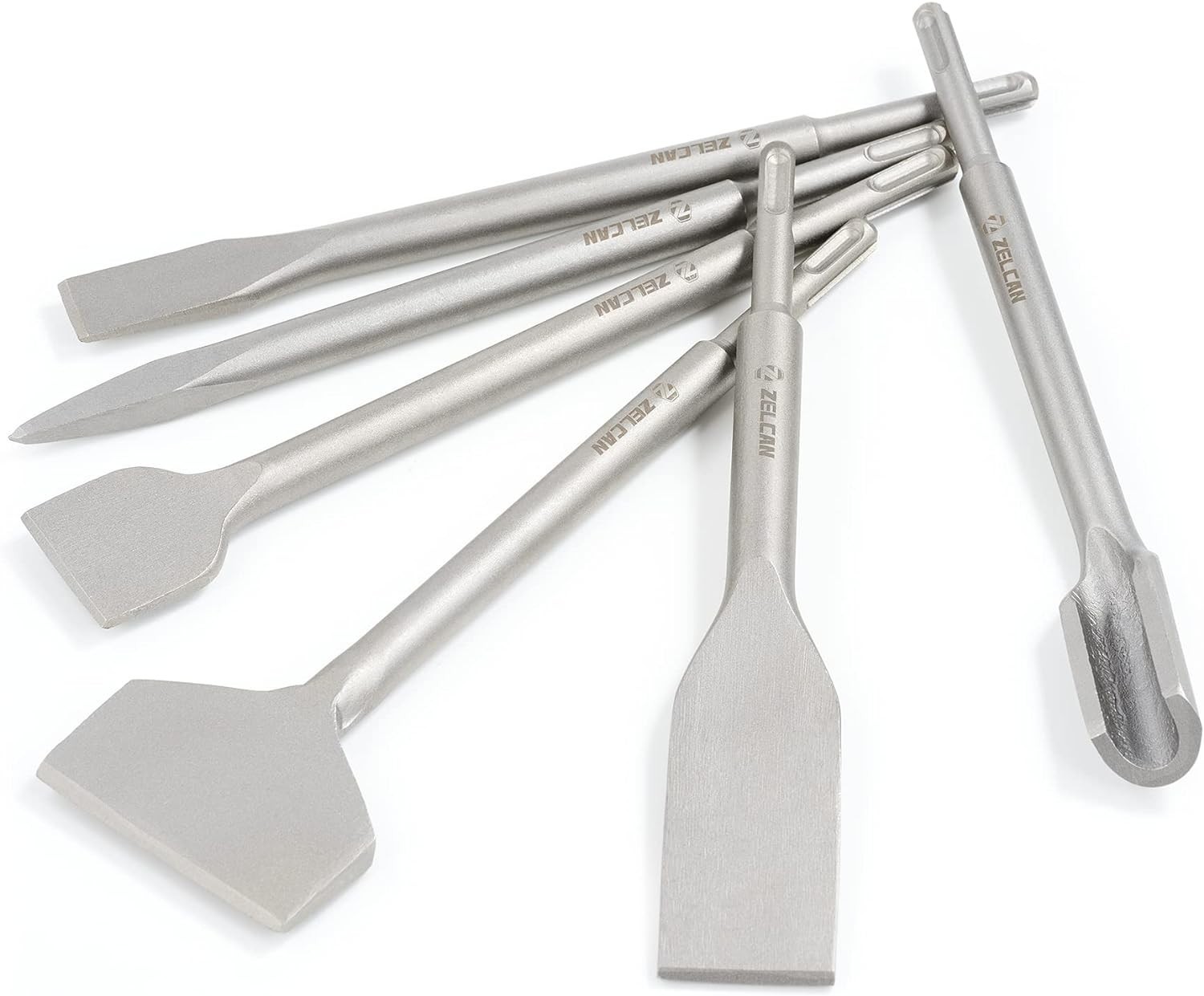 Versatile 6-Piece Masonry Chisel Set with SDS Plus Shanks for Home Improvement