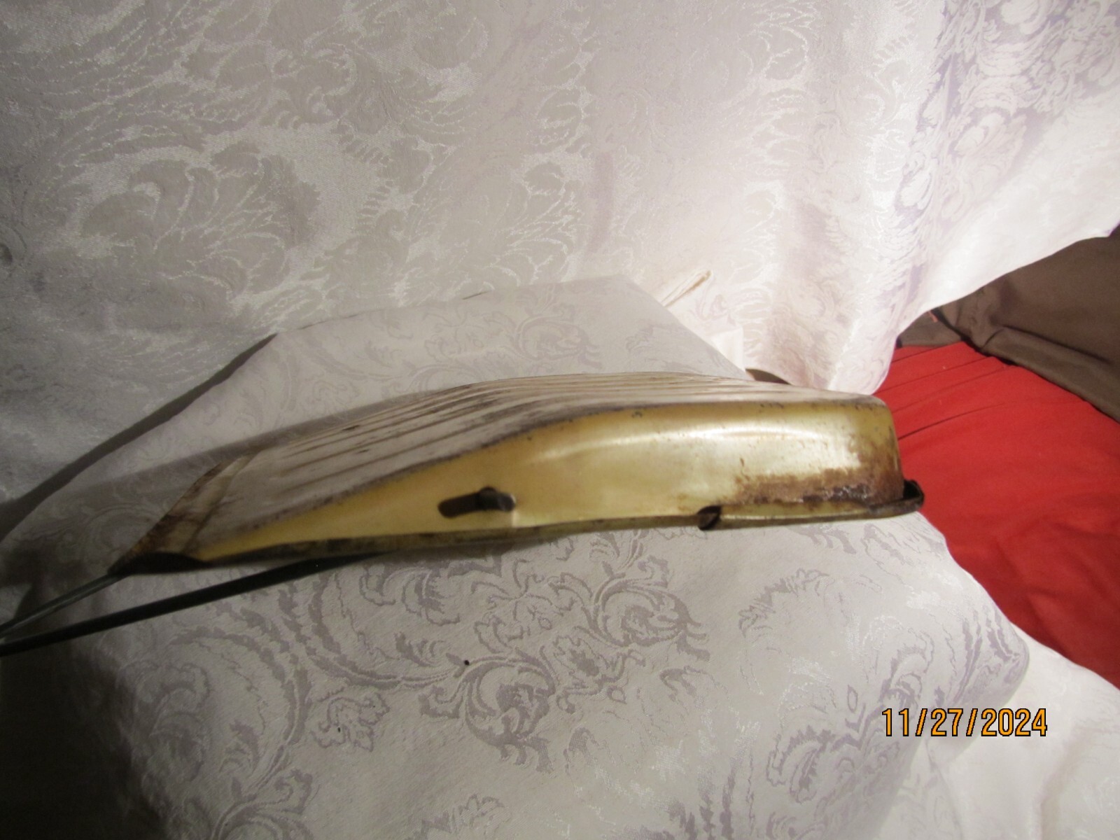 Harry Dennis Crago General Merchandise Lemoyne, Ohio Ph 37 Metal Dust Pan