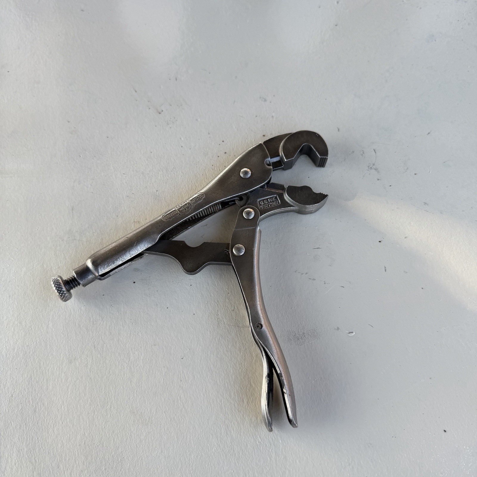 Vintage Petersen Dewitt Nebr.7LW Nut Wrench Vise Grips 7” Locking Pliers