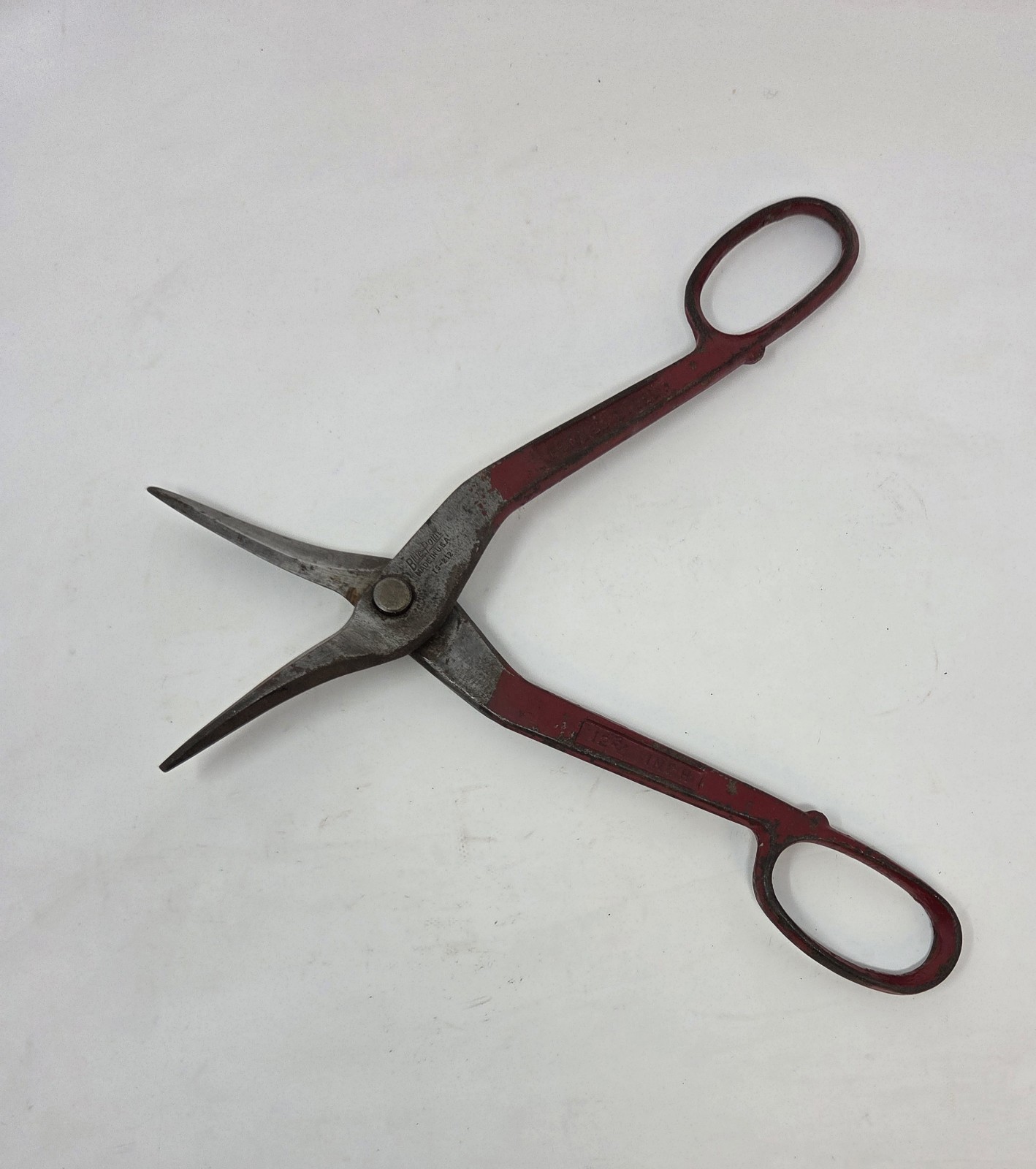 Blue-Point TS-212 12-1/4″ Forged Steel Tin Snips Shears USA Vintage Tool