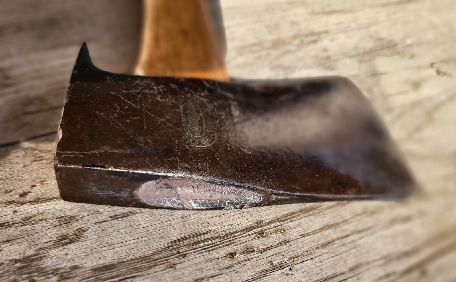 Vintage Clean Belnap BLUEGRASS All Purpose Hatchet, Embossed Tommy Axe Style