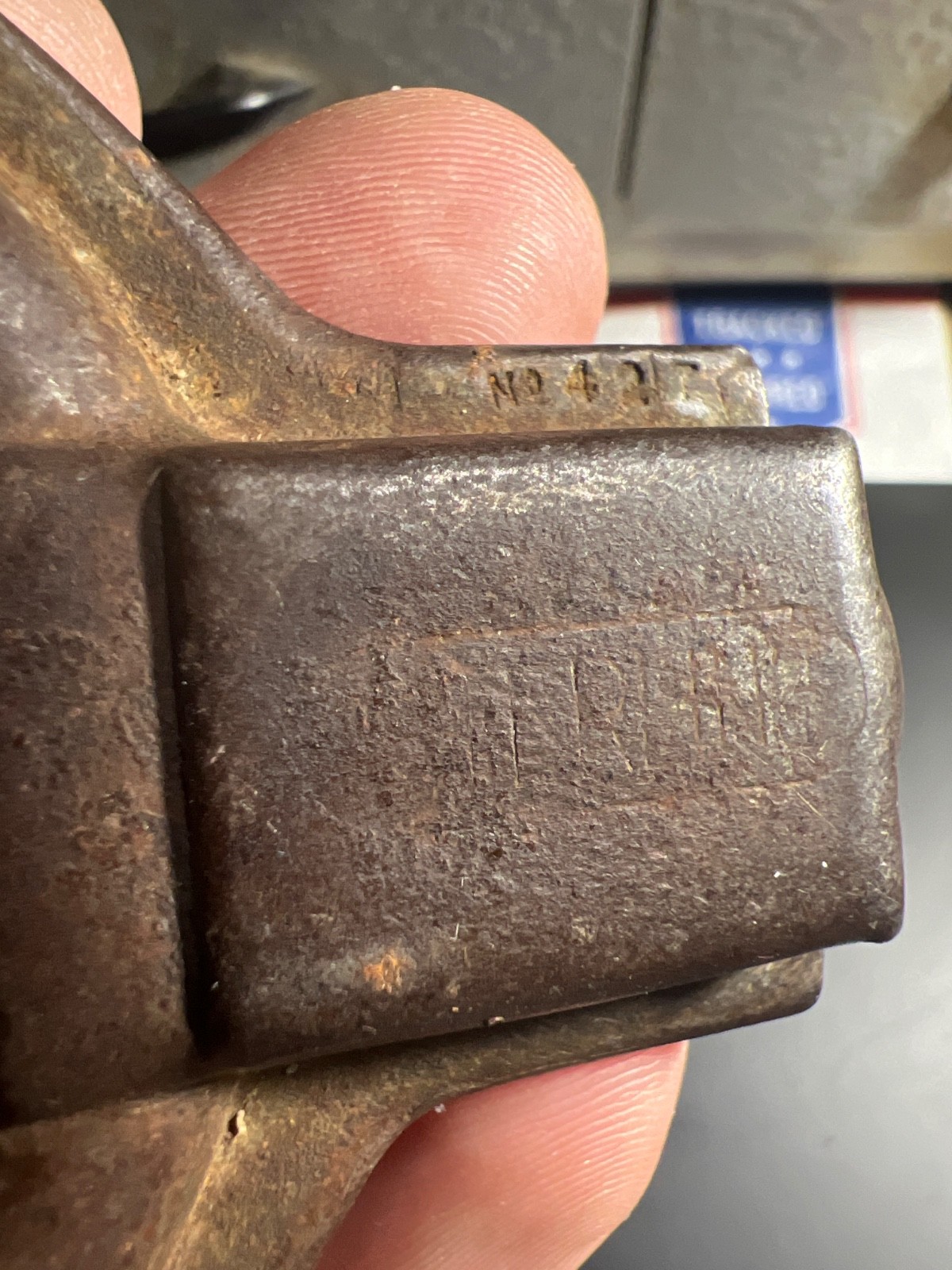Vintage Sterling Brass Round Lock STERLING LOCK CO. No key! Very unique shape!