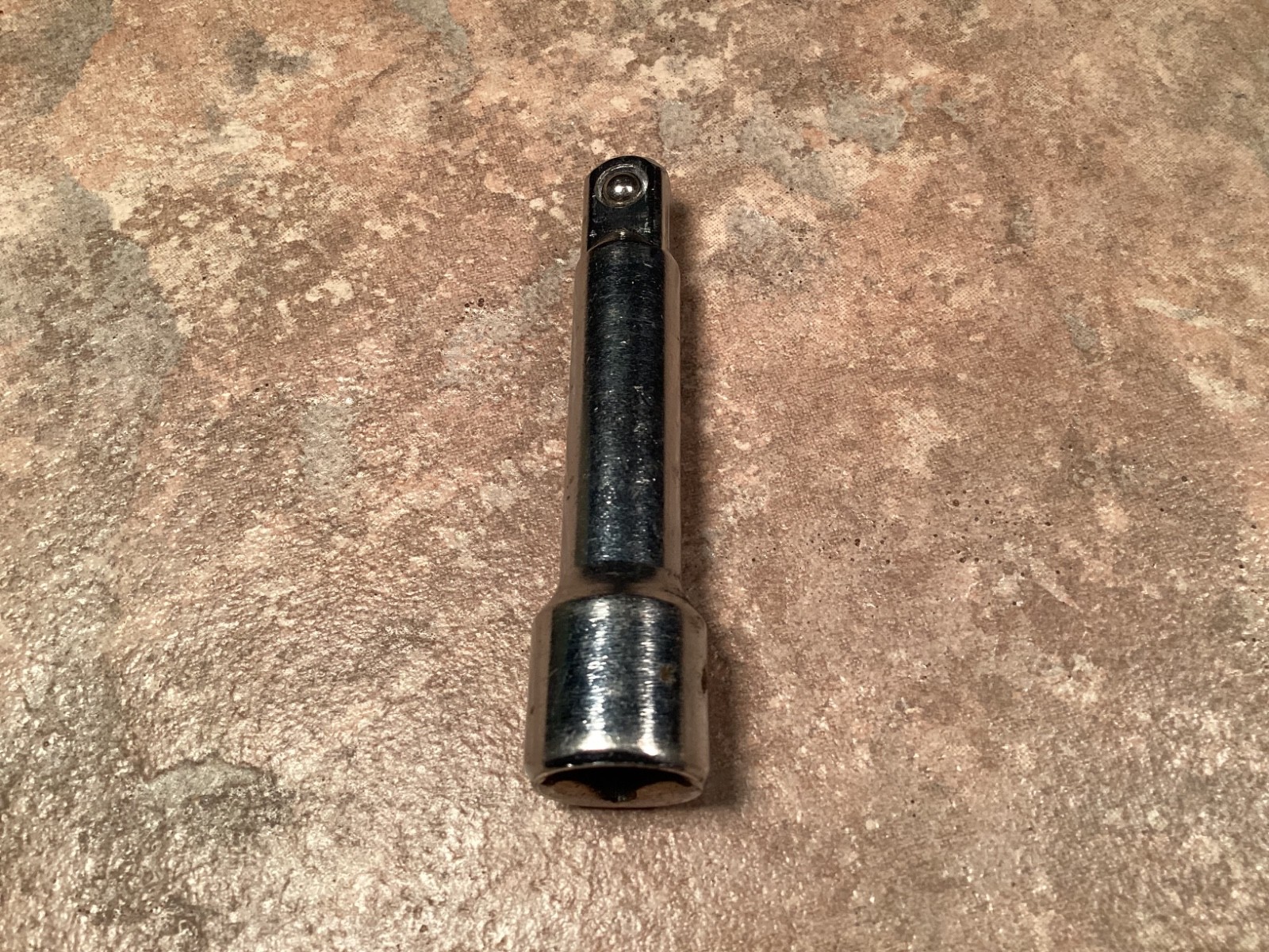 Vintage NOS Socket Extension Bar 3/8″ Drive Unbranded 3″ Long Forged Chrome NOS