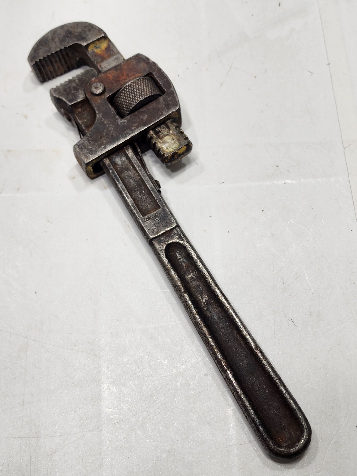 Vintage Crusader #14 Pipe Wrench Drop Forged Made in USA