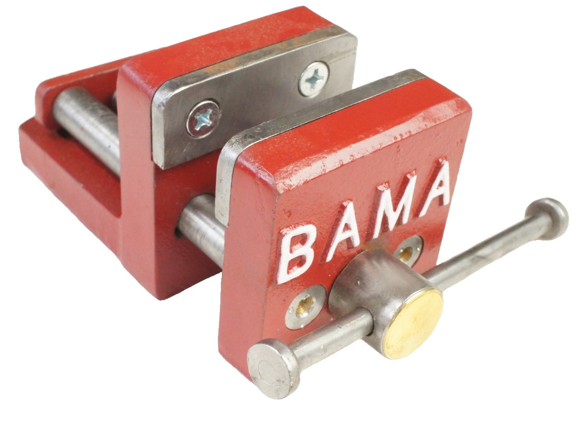 Vtg Bama Cast Iron University Of Alabama 3” Bench Top Vise School Of Engineering