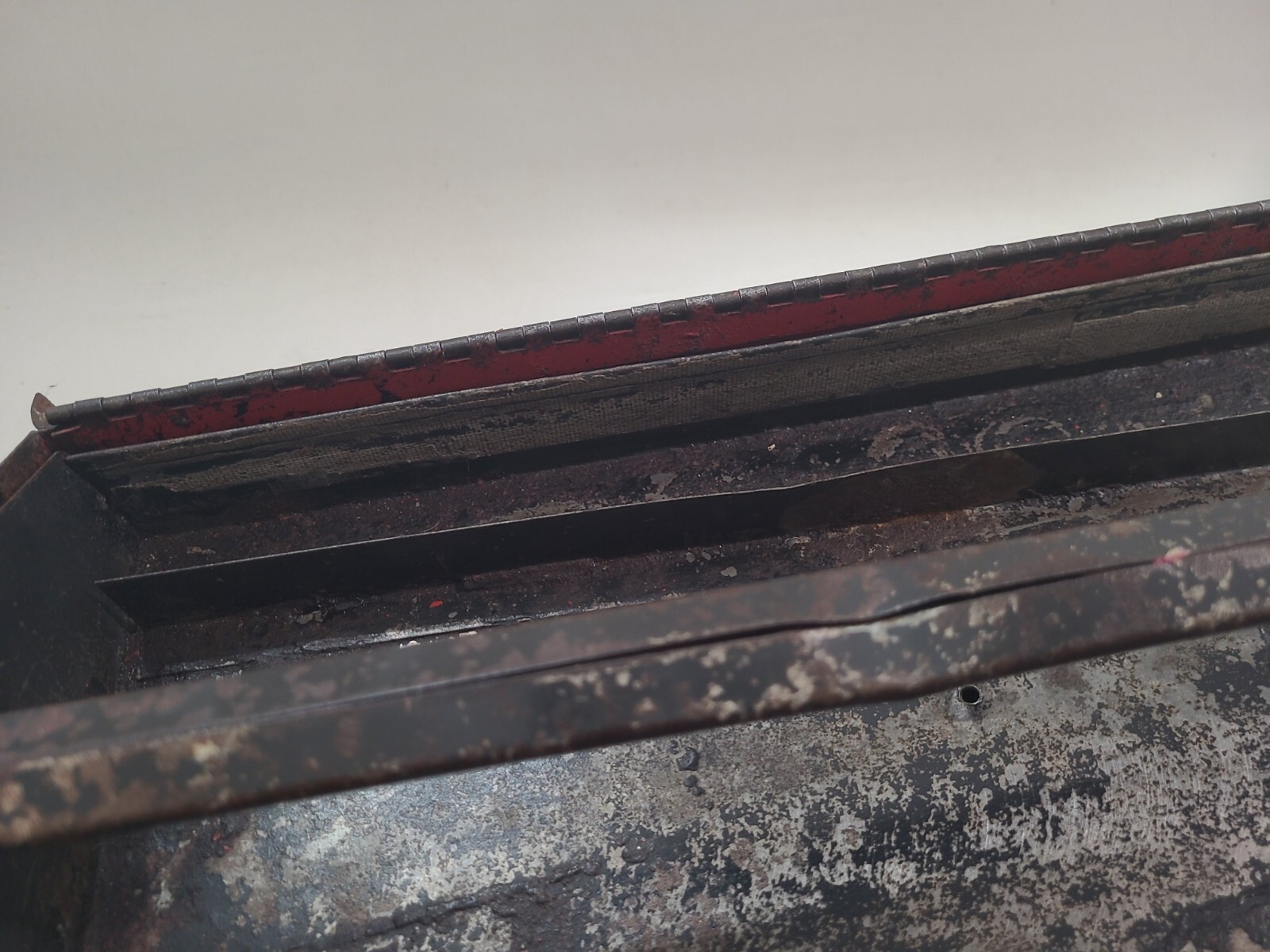 Proto Tool Box Vintage Mechanic Portable All Metal 21″x7.5″ Removable Tray Old