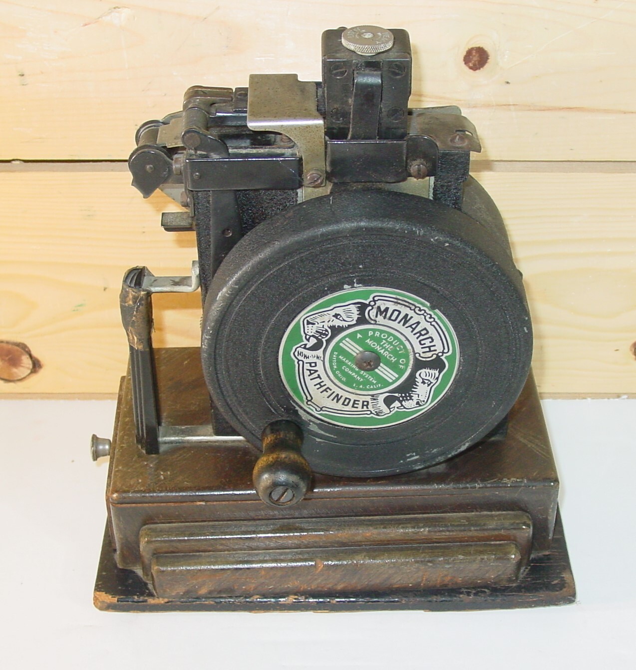 Vintage Monarch Pathfinder Marking System Price Tag Machine Home Decor Steel