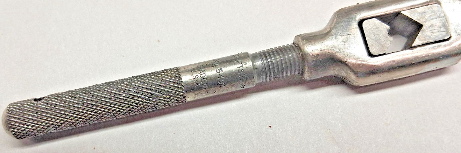 Craftsman No. 5491 Machinists Tap Wrench will hold 3/32″ up to 5/16″ Square, USA