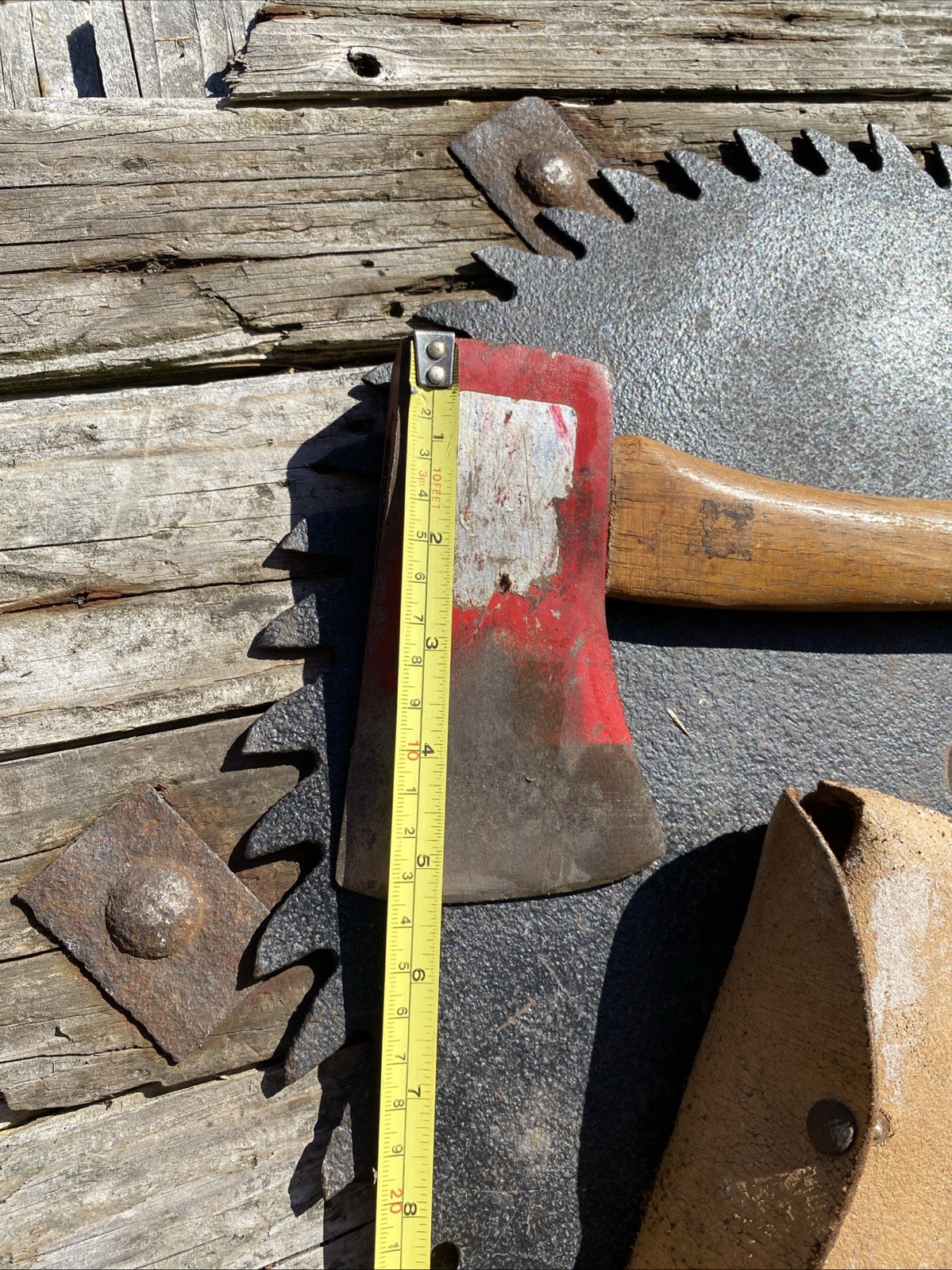 Vintage True Temper KELLY Woodslasher Camp Axe Hatchet W/Sheath