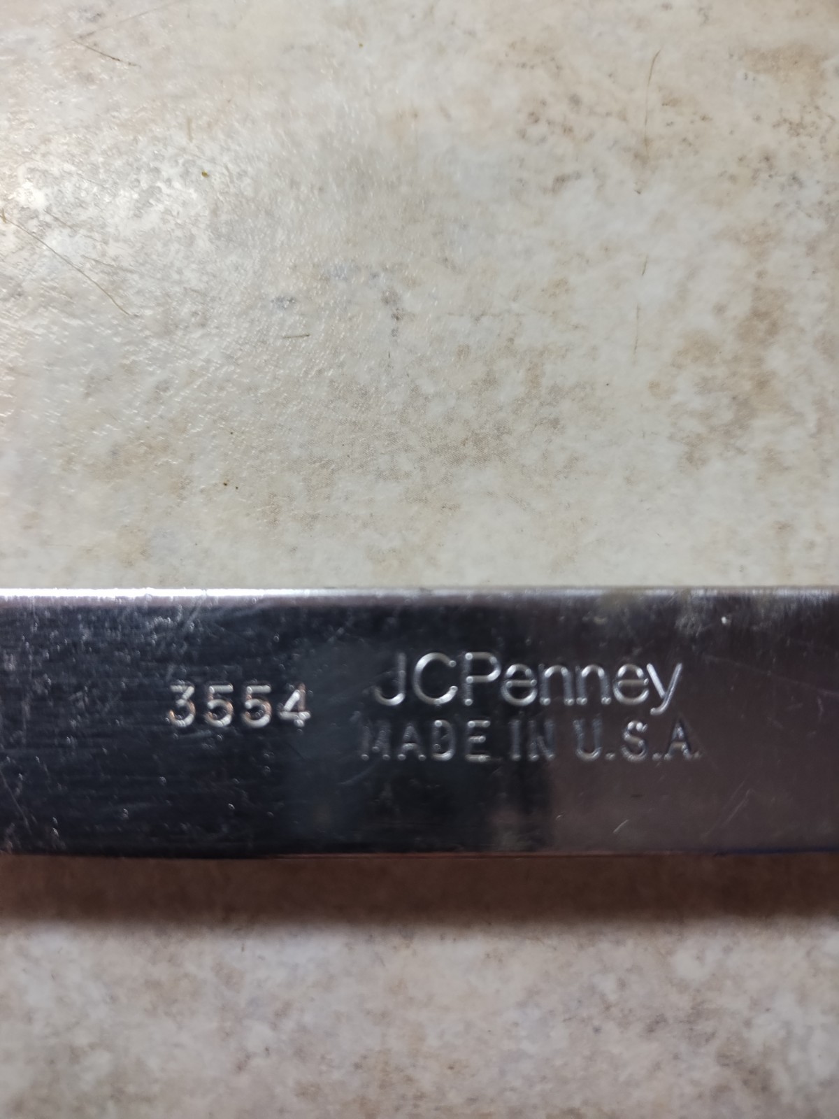 Vintage JC Penney double box end ratcheting wrench 5/8″ X 3/4″ 3554 USA