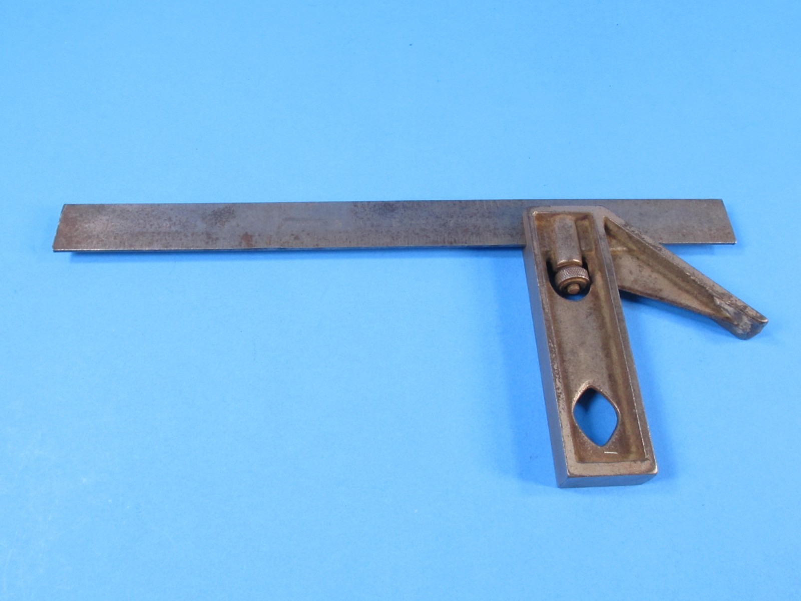 as-is uncommon Goodell-Pratt No 707 combination try & miter square