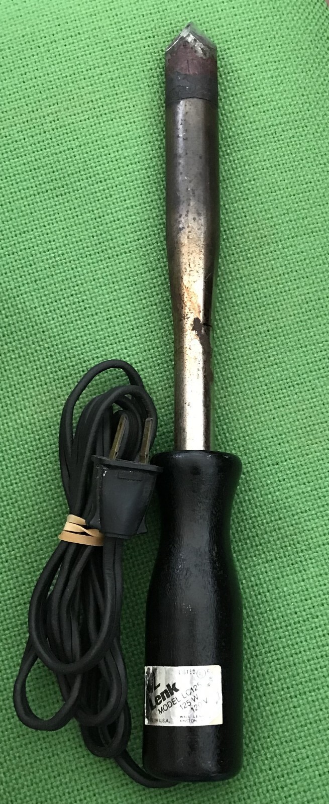 RARE VINTAGE LENK ELECTRIC SOLDERING IRON 125-WATTS 120VOLTs